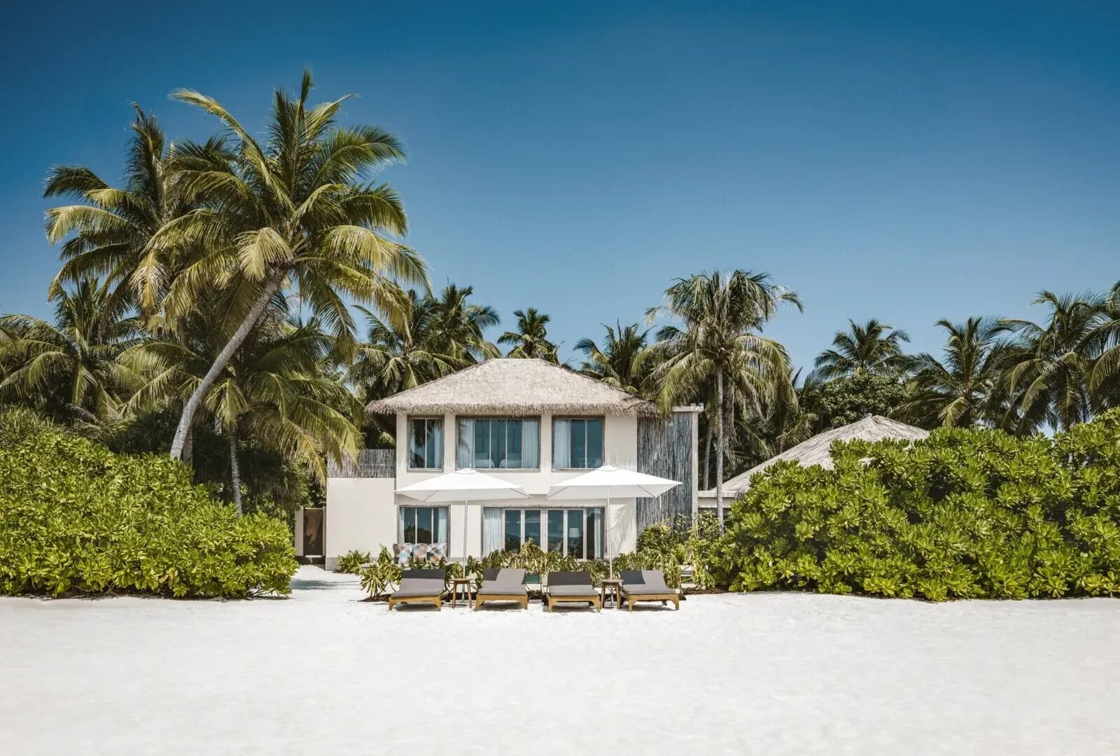 Two Bedroom Beachfront Pool Residence with garden, pool and direct beach access