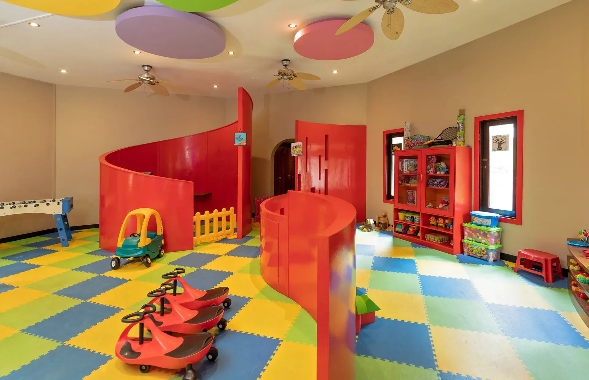 Planet Trekkers kids club playroom at InterContinental Mauritius Resort Balaclava Fort