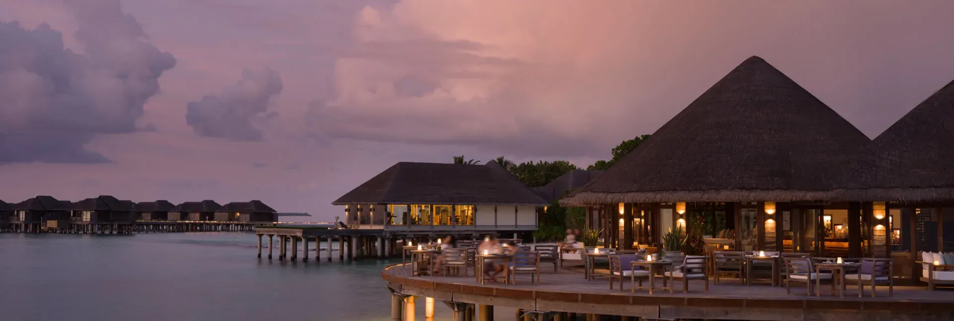 White Orchid overwater Japanese teppanyaki restaurant at JA Manafaru