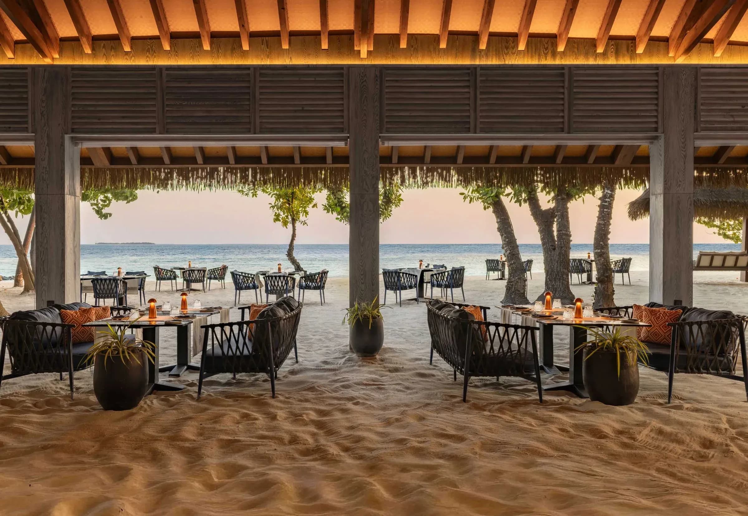 TUH'U Levantine restaurant interior at JOALI Maldives
