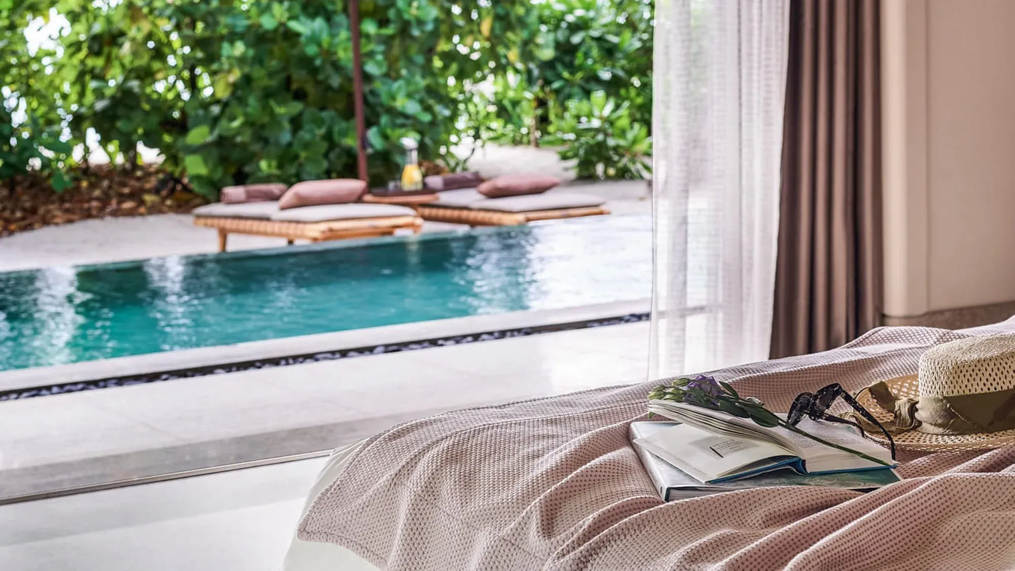 Luxury Beach Villa with Pool exterior at JOALI Maldives