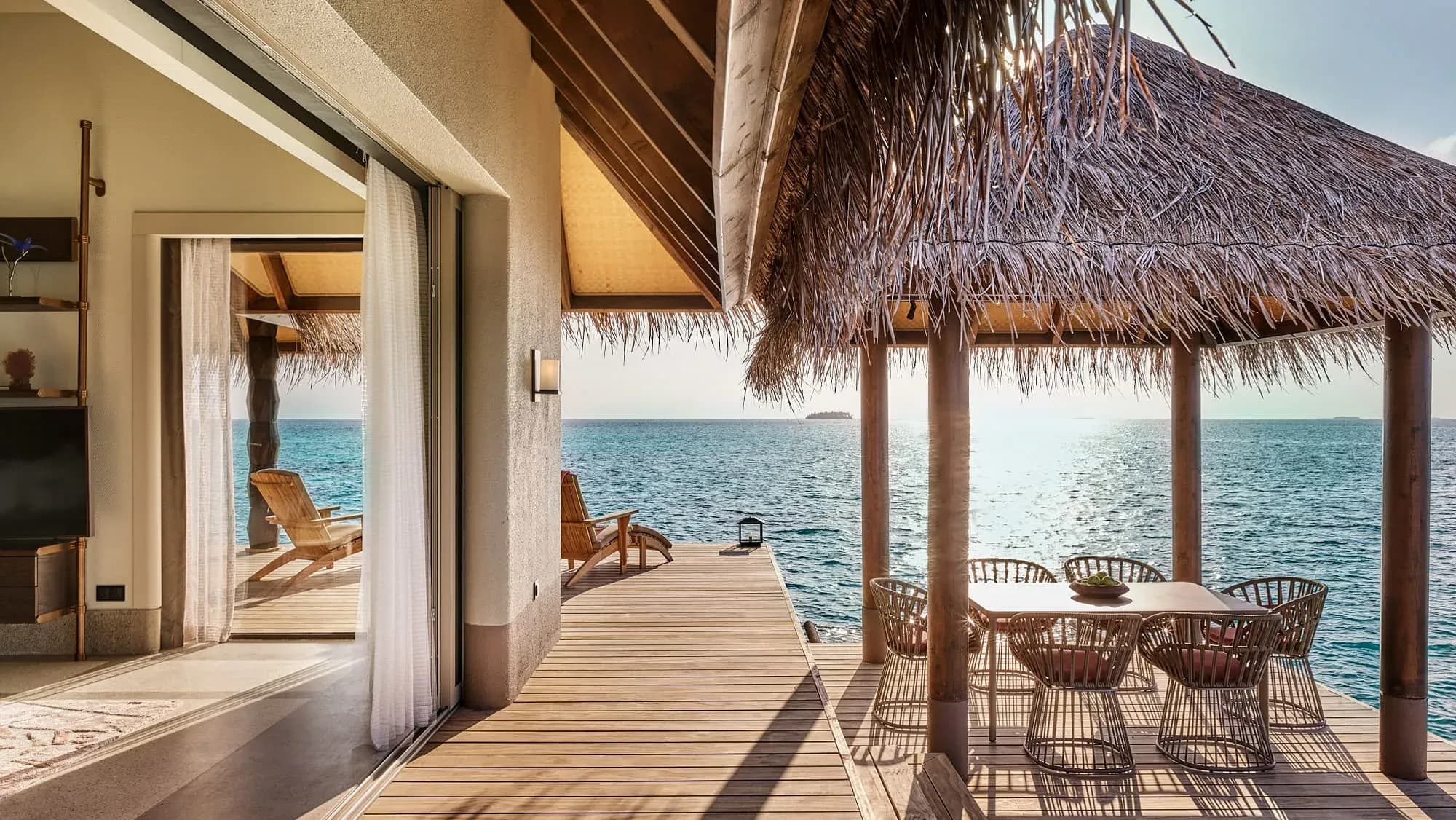Three Bedroom Ocean Residence with Two Pools overwater at JOALI Maldives
