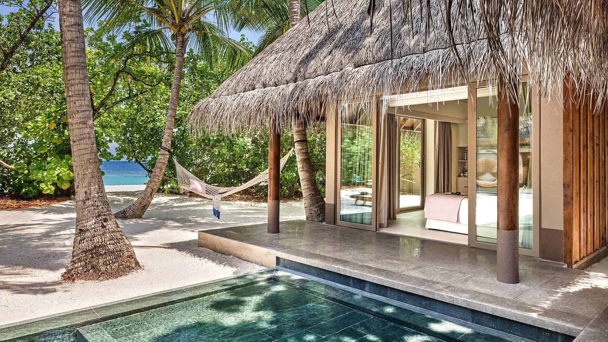 Two Bedroom Family Beach Villa with Two Pools at JOALI Maldives