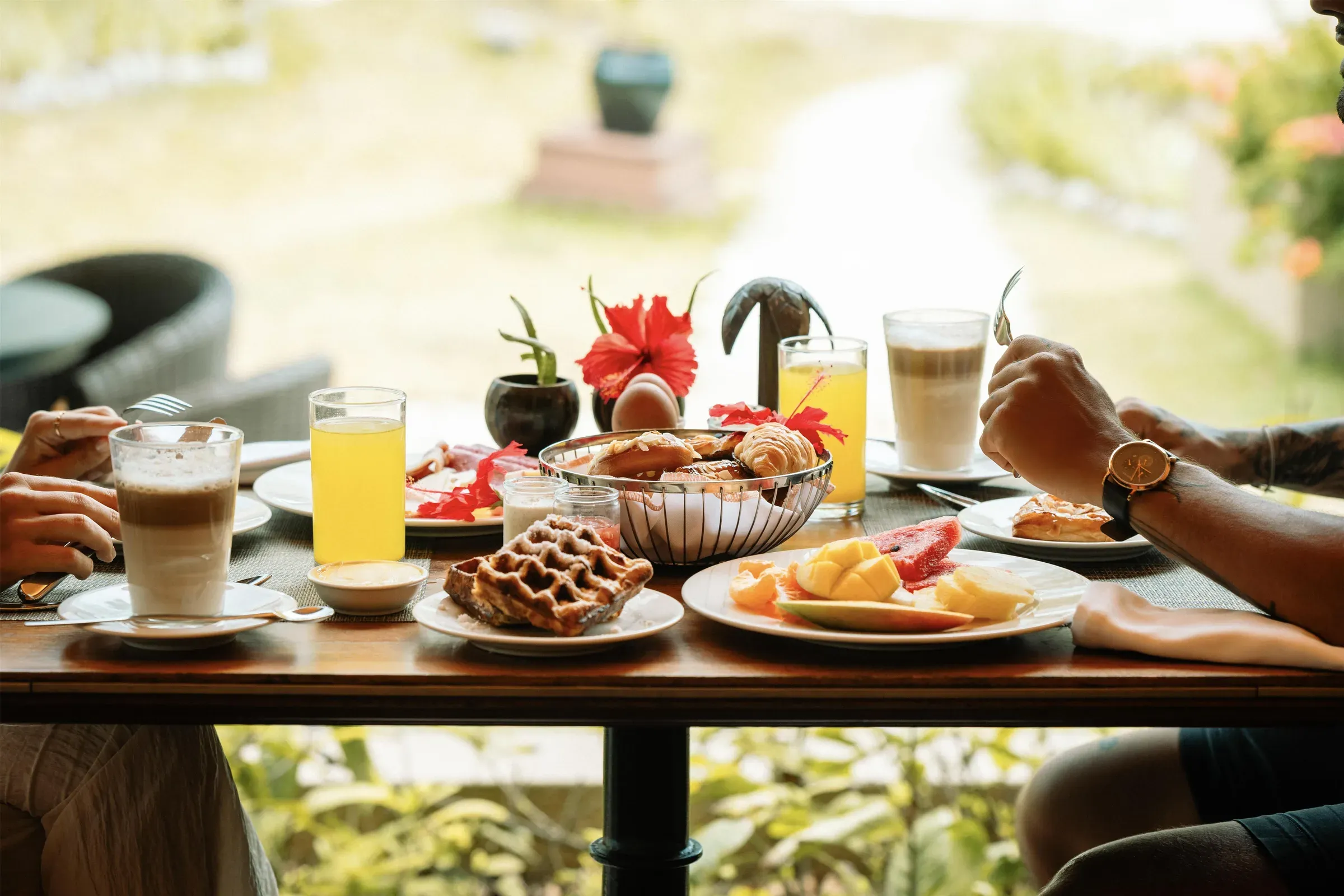 Café Lazare dining room at Kempinski Seychelles Resort