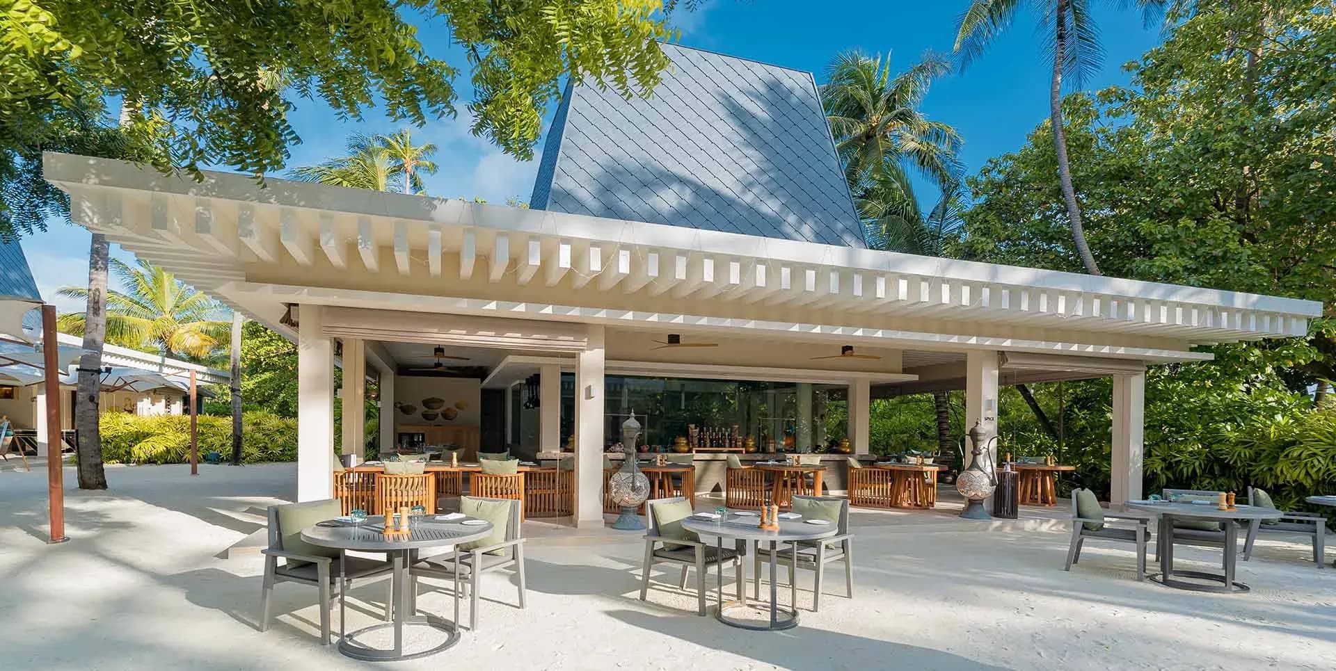 Spice restaurant setting at Kuda Villingili Resort Maldives