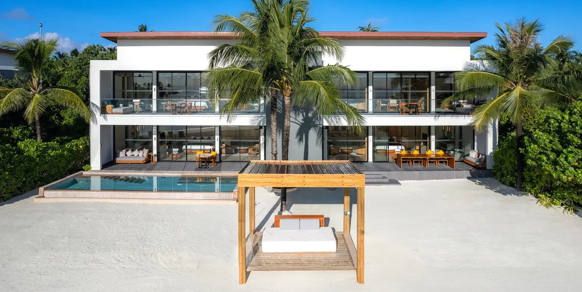 Three Bedroom Beach Residence with Private Pool at Kuda Villingili Resort Maldives