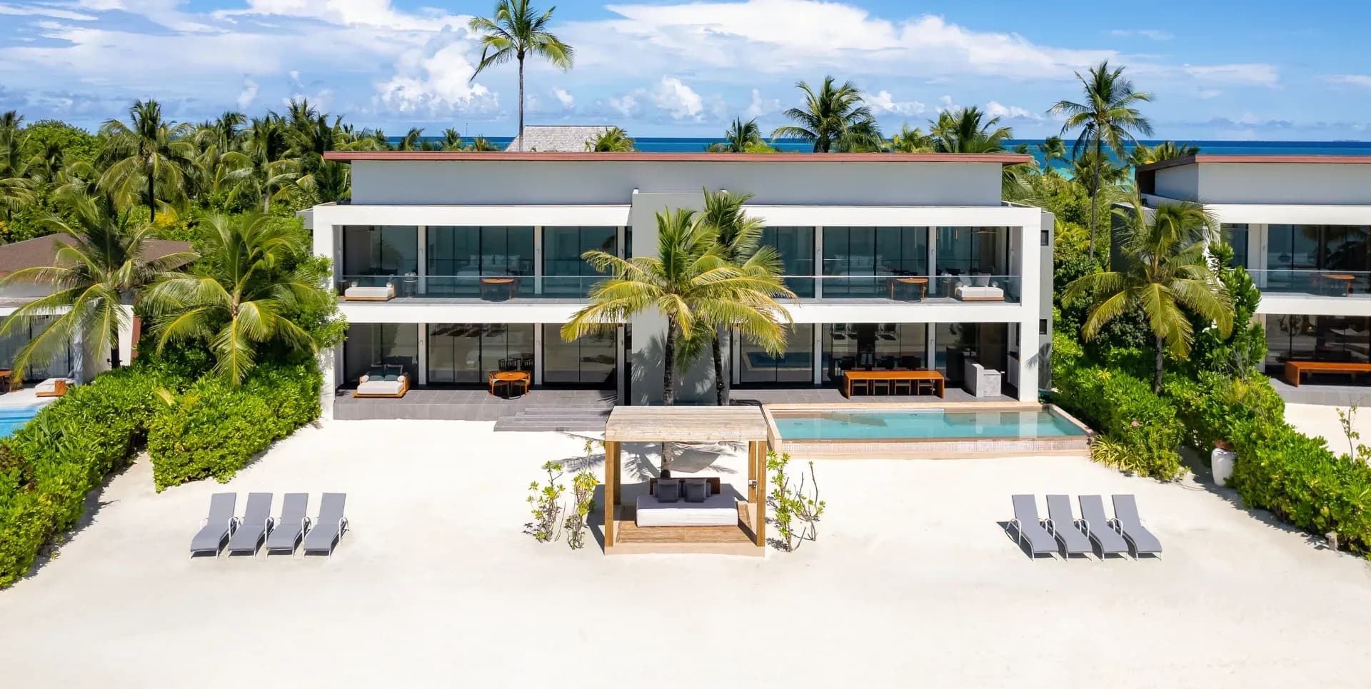 Three Bedroom Beach Retreat with Private Pool at Kuda Villingili Resort Maldives