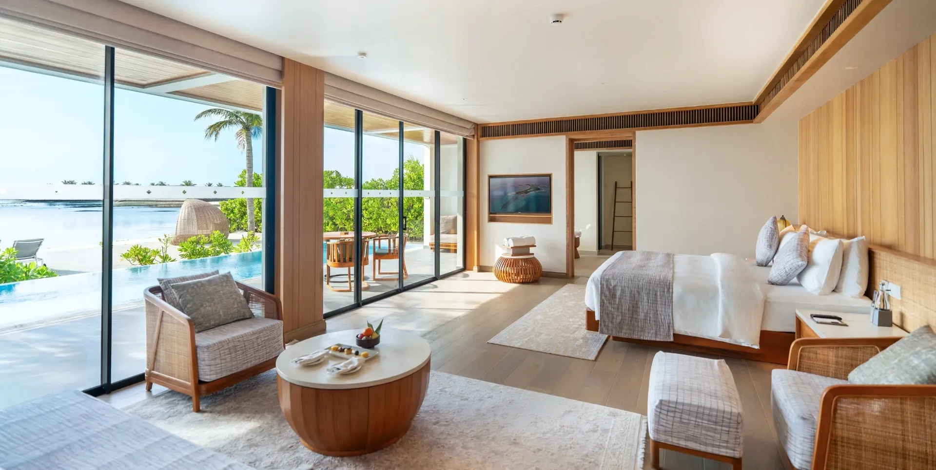 Two Bedroom Beach Residence with Private Pool at Kuda Villingili Resort Maldives