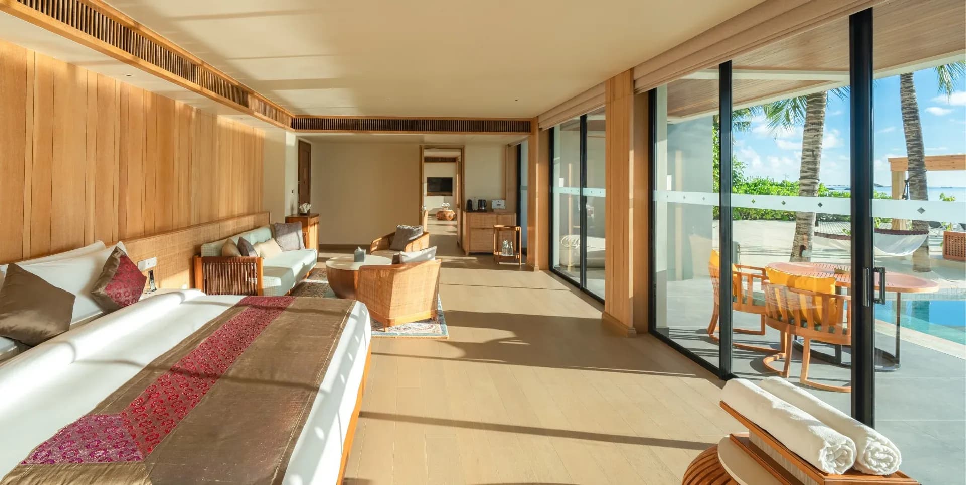 Two Bedroom Beach Villa with Private Pool at Kuda Villingili Resort Maldives