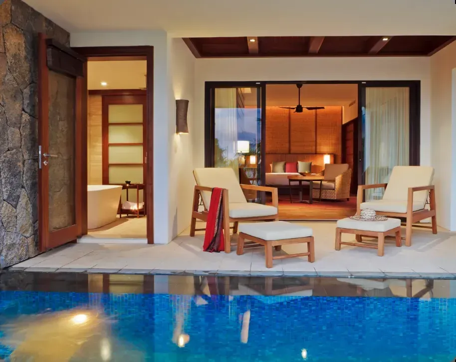 Luxury Pool Suite with Partial Seaview private pool at Le Jadis