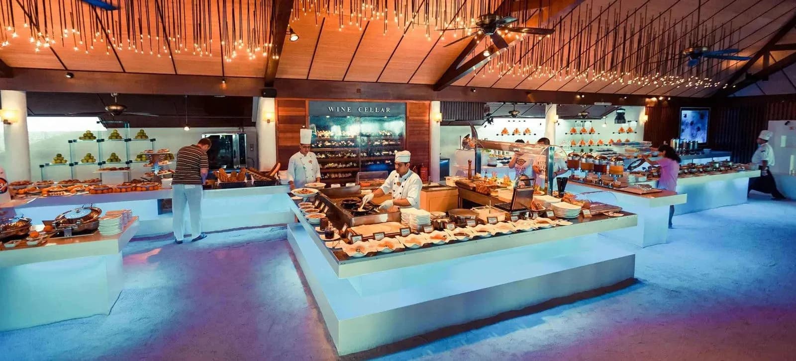 Lily Maa all-day dining restaurant at Lily Beach Resort & Spa