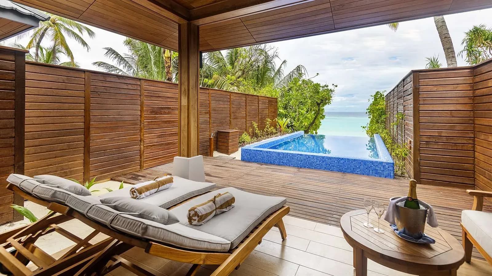 Beach Suite with Pool deck at Lily Beach Resort & Spa
