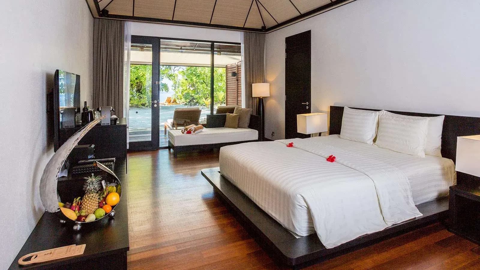 Beach Villa interior at Lily Beach Resort & Spa