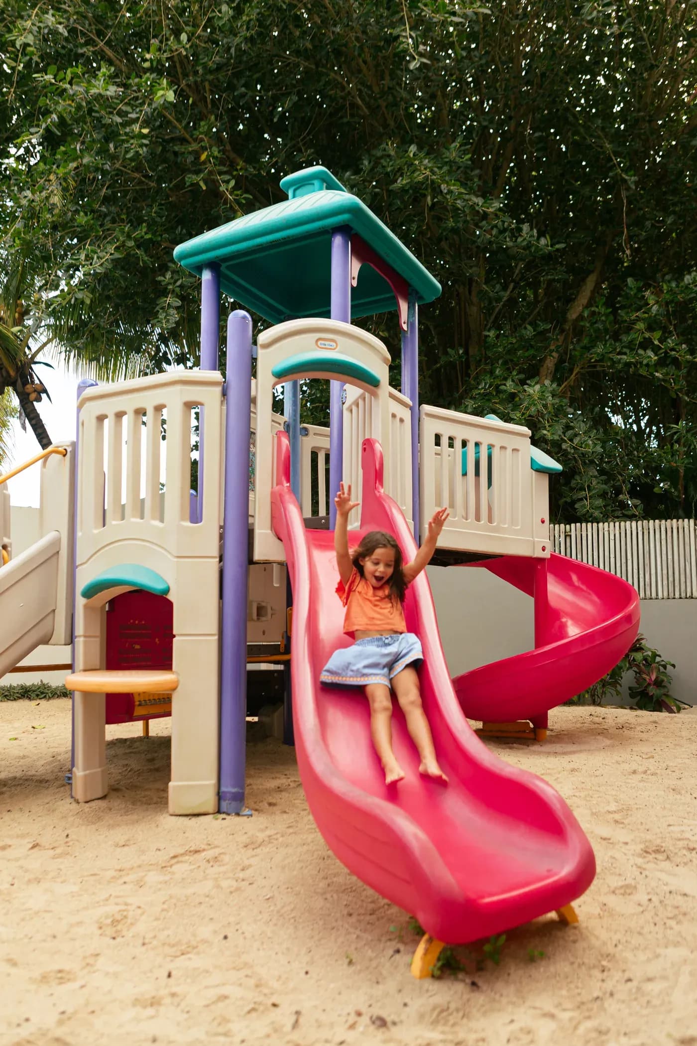 Children taking part in the Sunlife Kids Club at Long Beach, Mauritius
