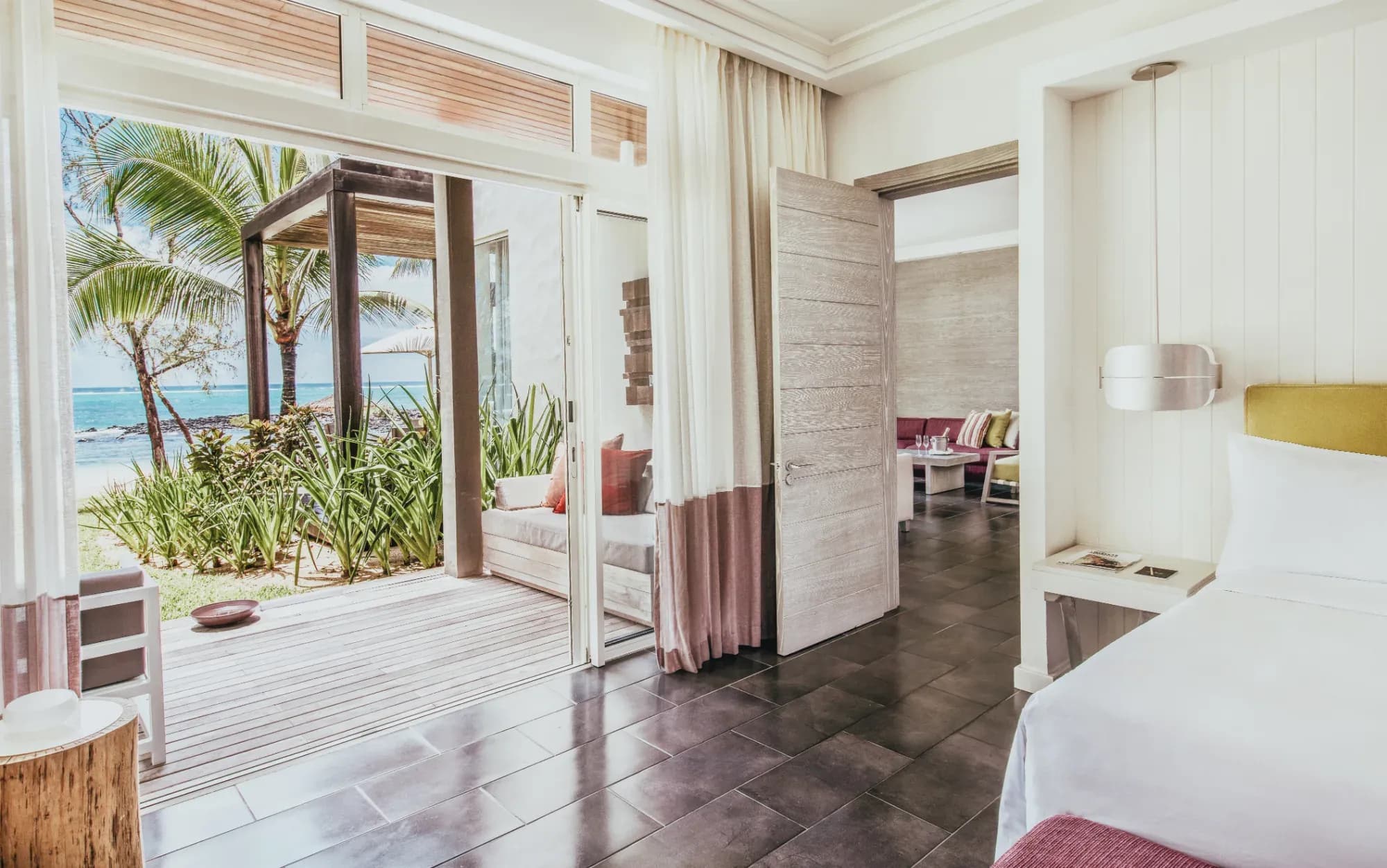 Long Beach Suite with sea view and private terrace at Long Beach, Mauritius