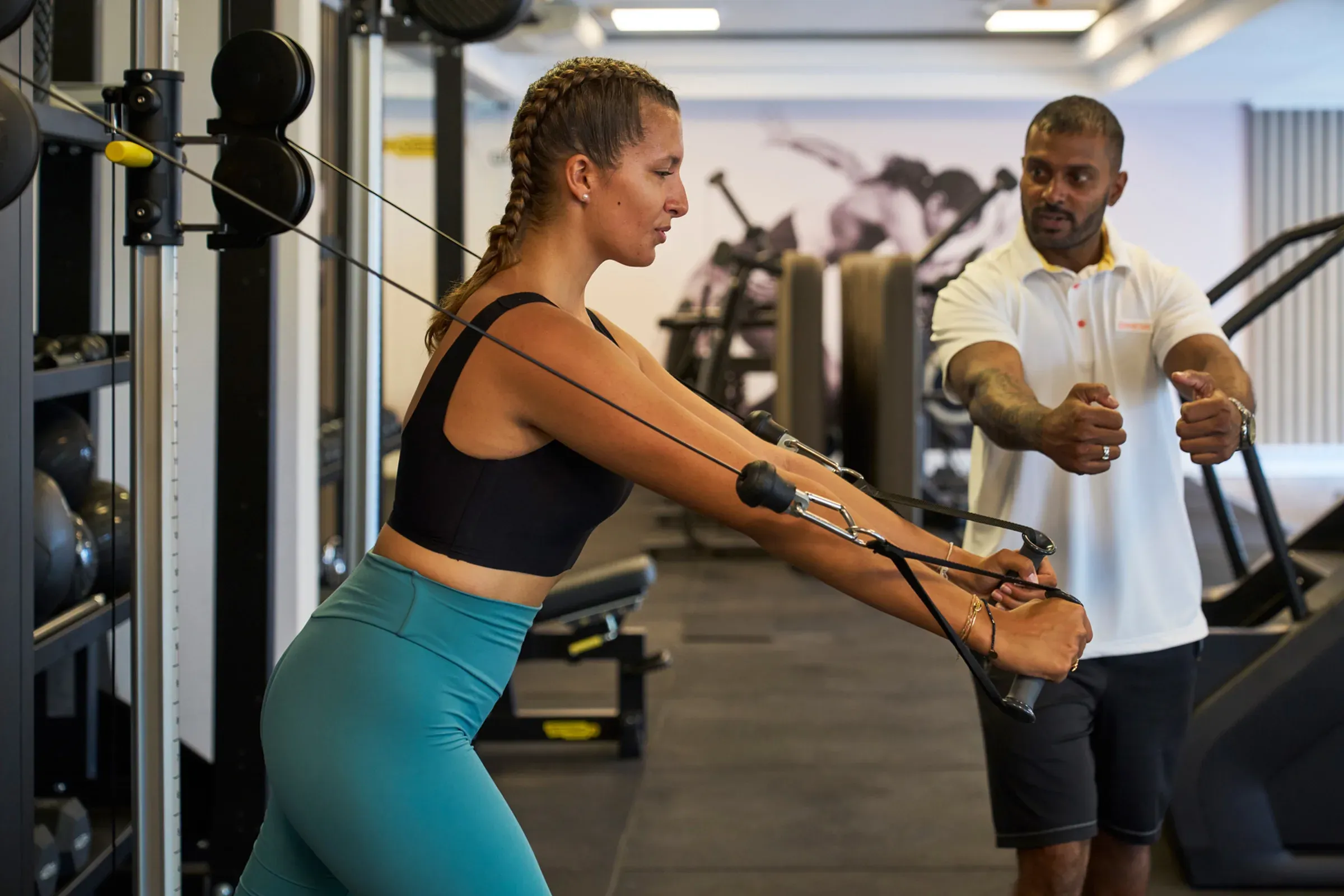 Fitness centre at LUX* Belle Mare