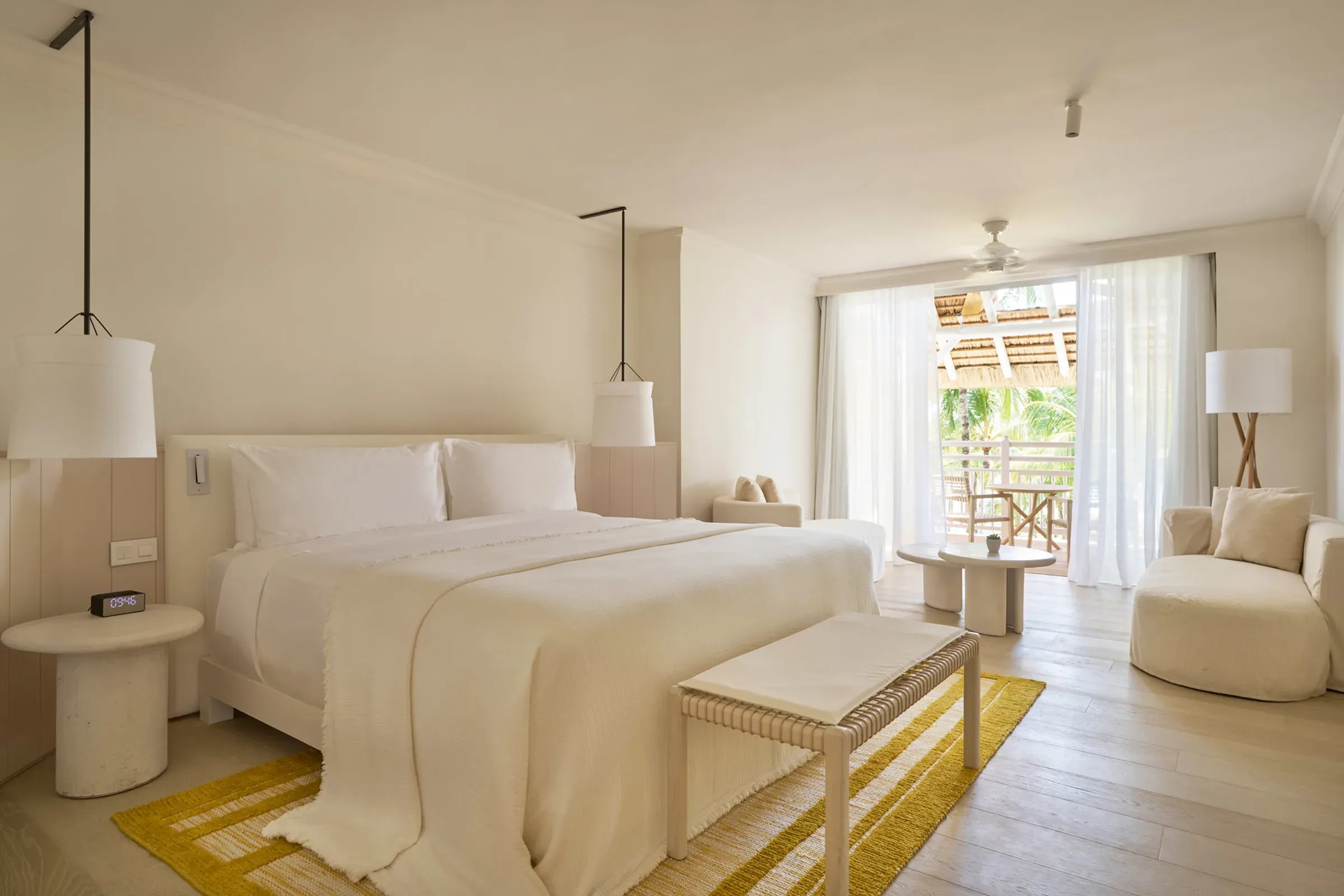 The Grand LUX* Suite interior at LUX* Belle Mare