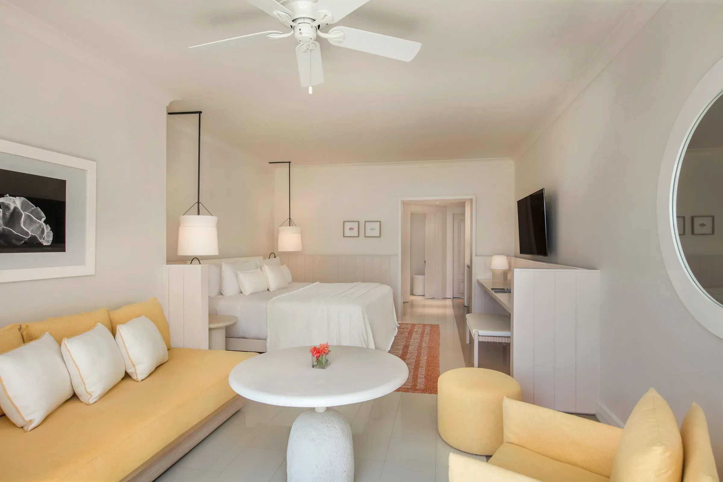 Junior Suite interior at LUX* Belle Mare