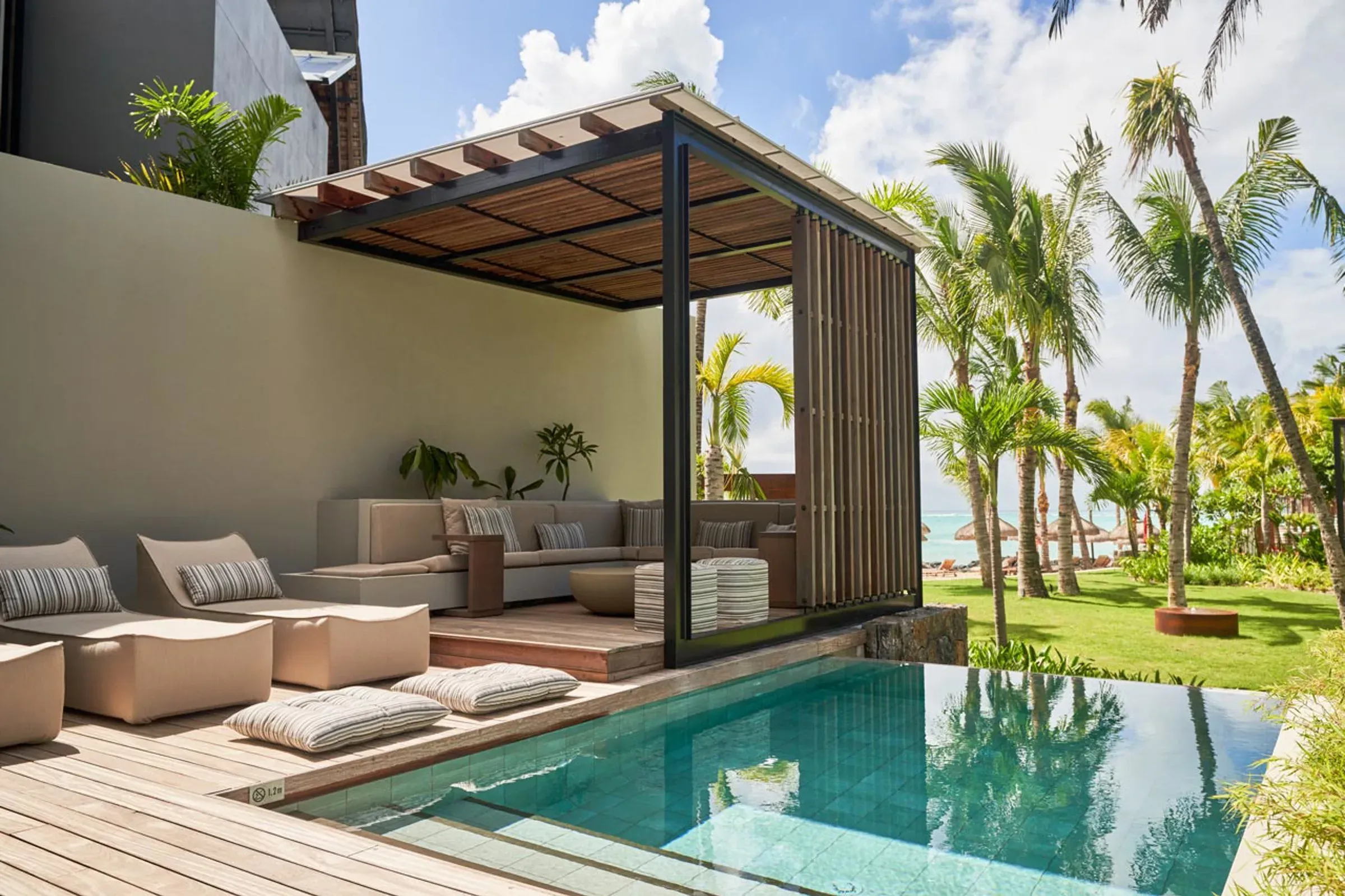 LUX* Pool Villa interior at LUX* Grand Baie