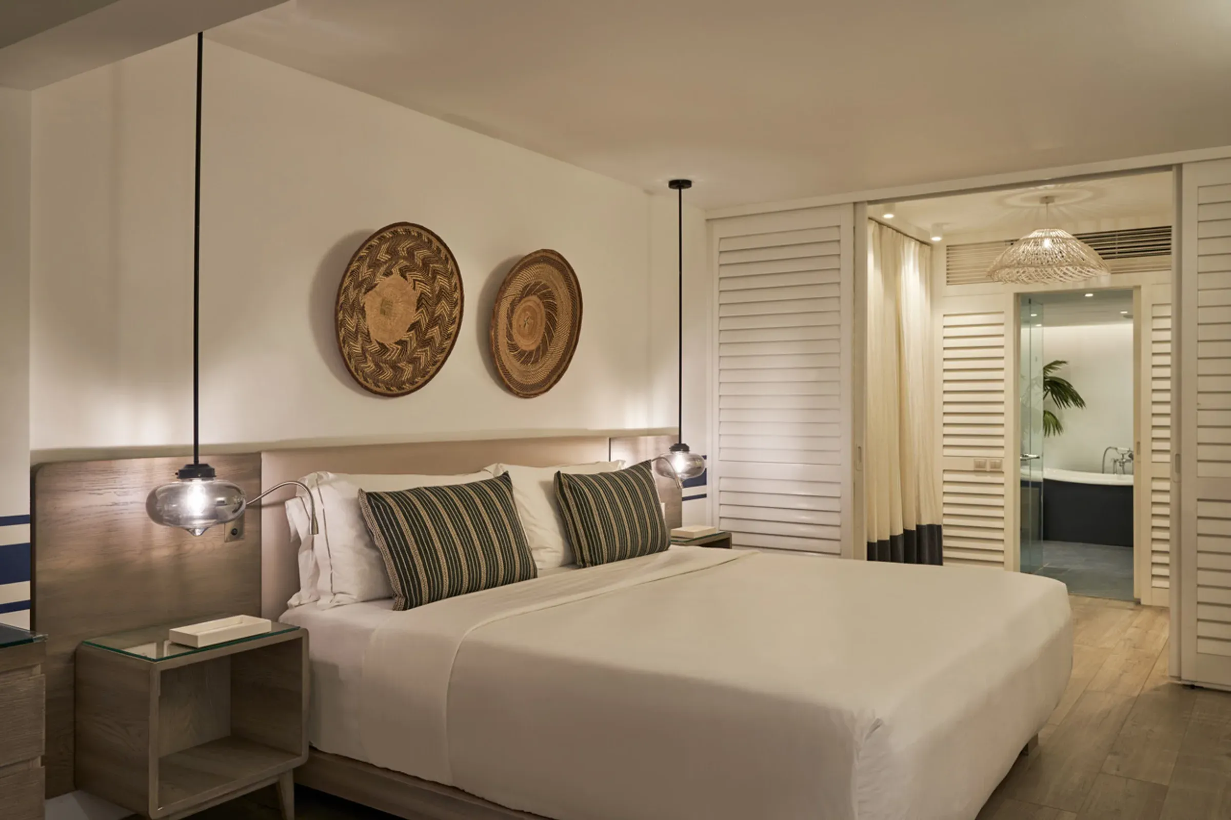 Family Suite bedroom with sofa bed at LUX* Grand Gaube