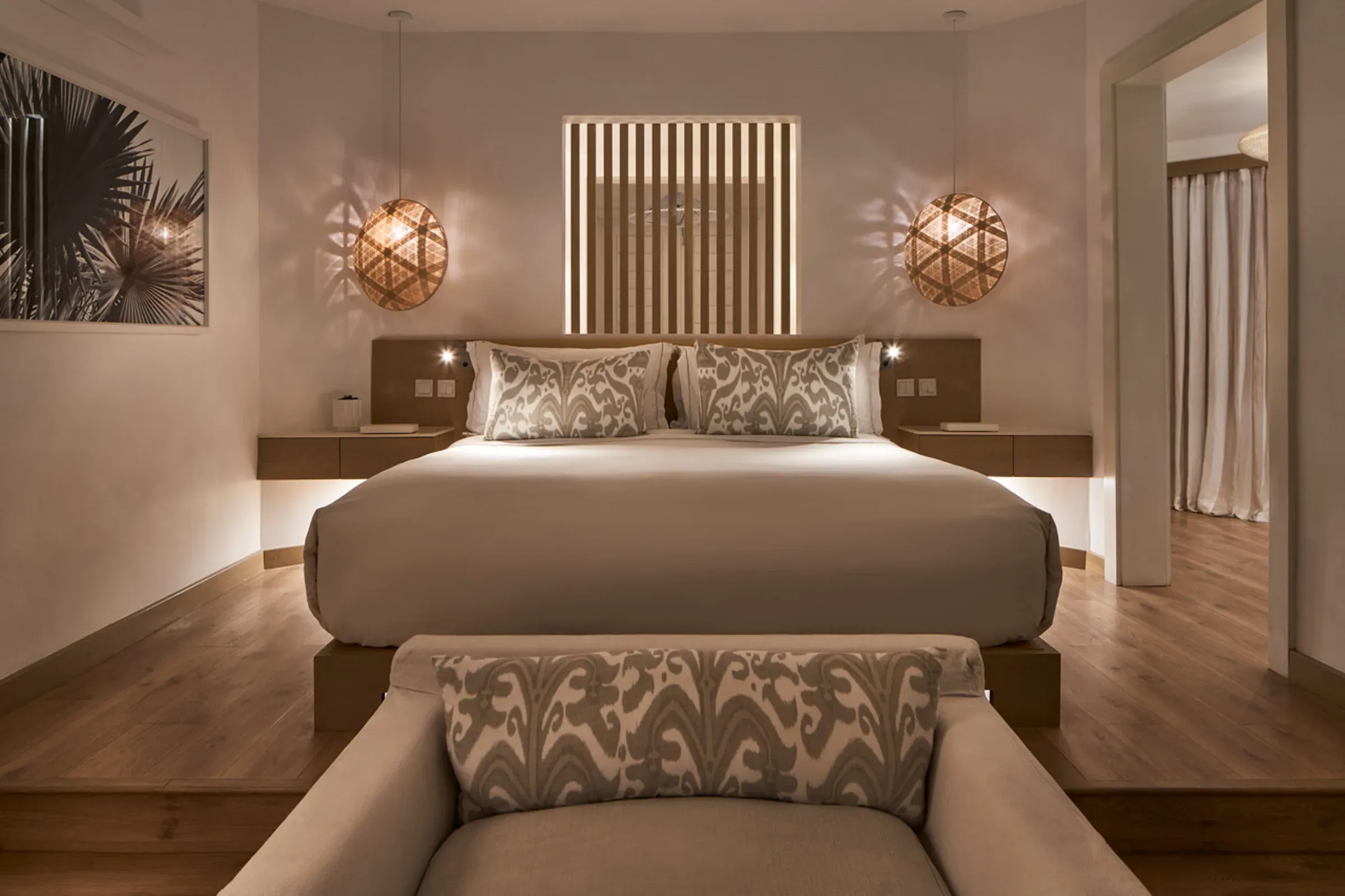 Ocean Villa bedroom at LUX* Grand Gaube