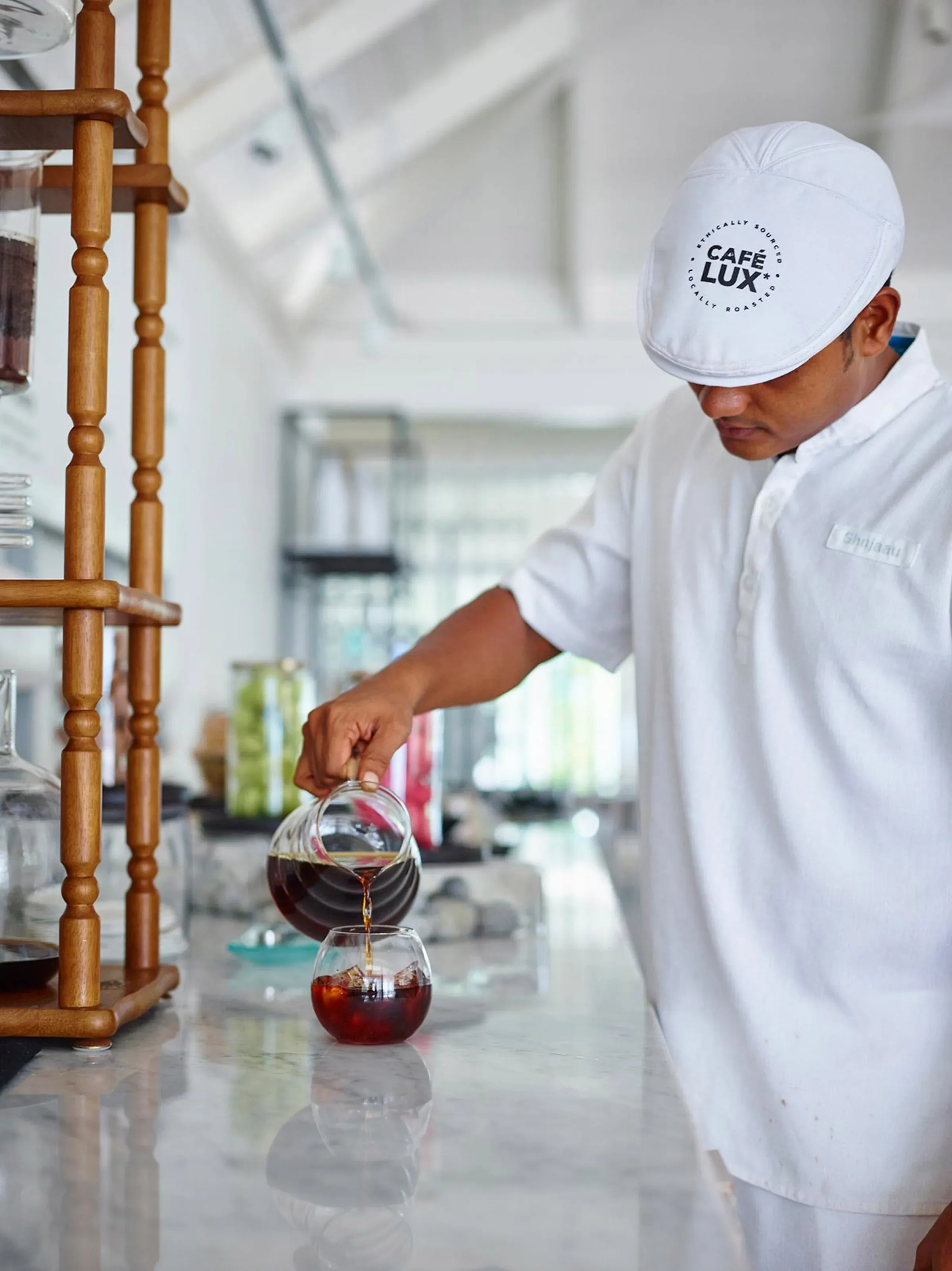 Café LUX* coffee bar at LUX* South Ari Atoll