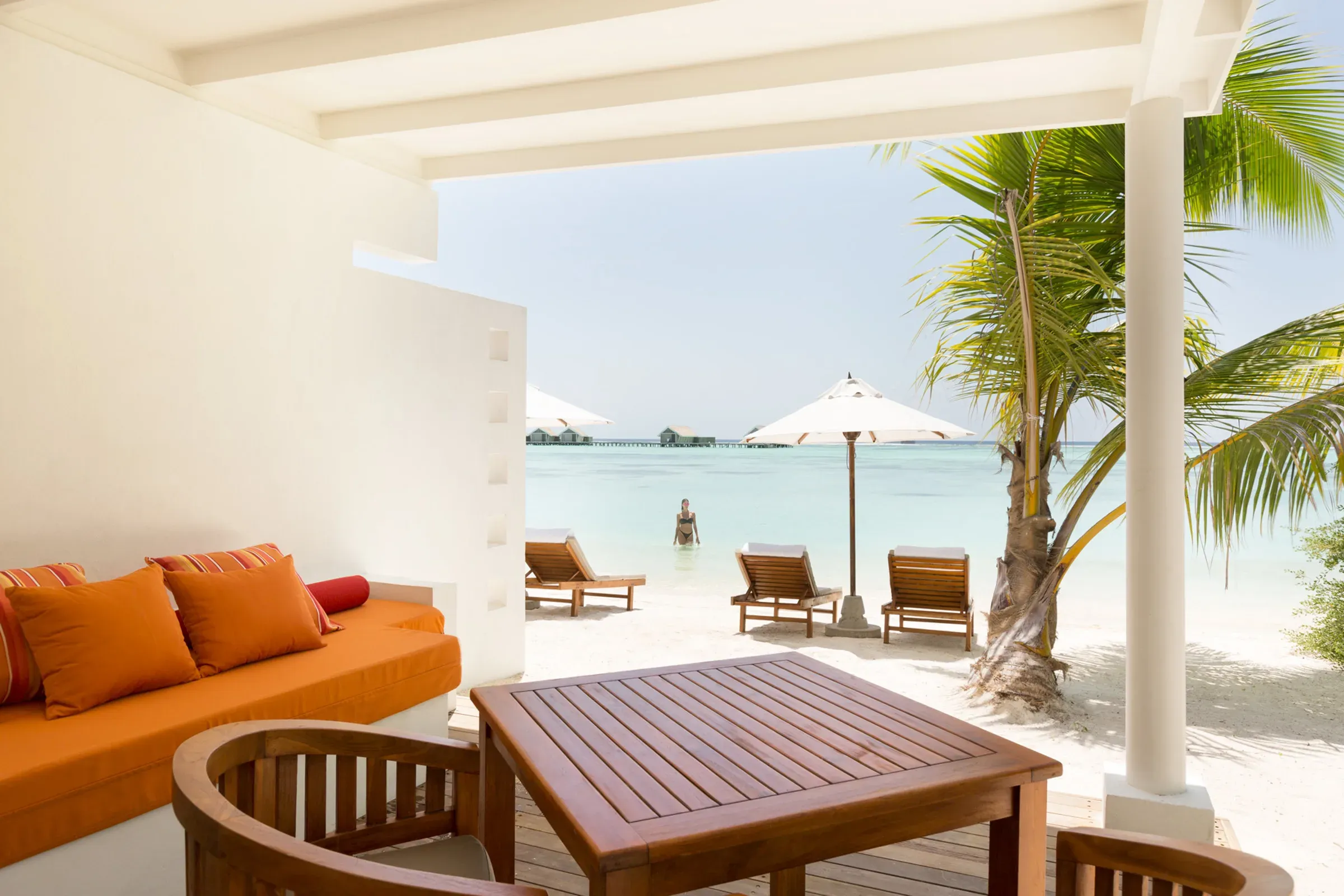 Family Lagoon Pavilion exterior at LUX* South Ari Atoll