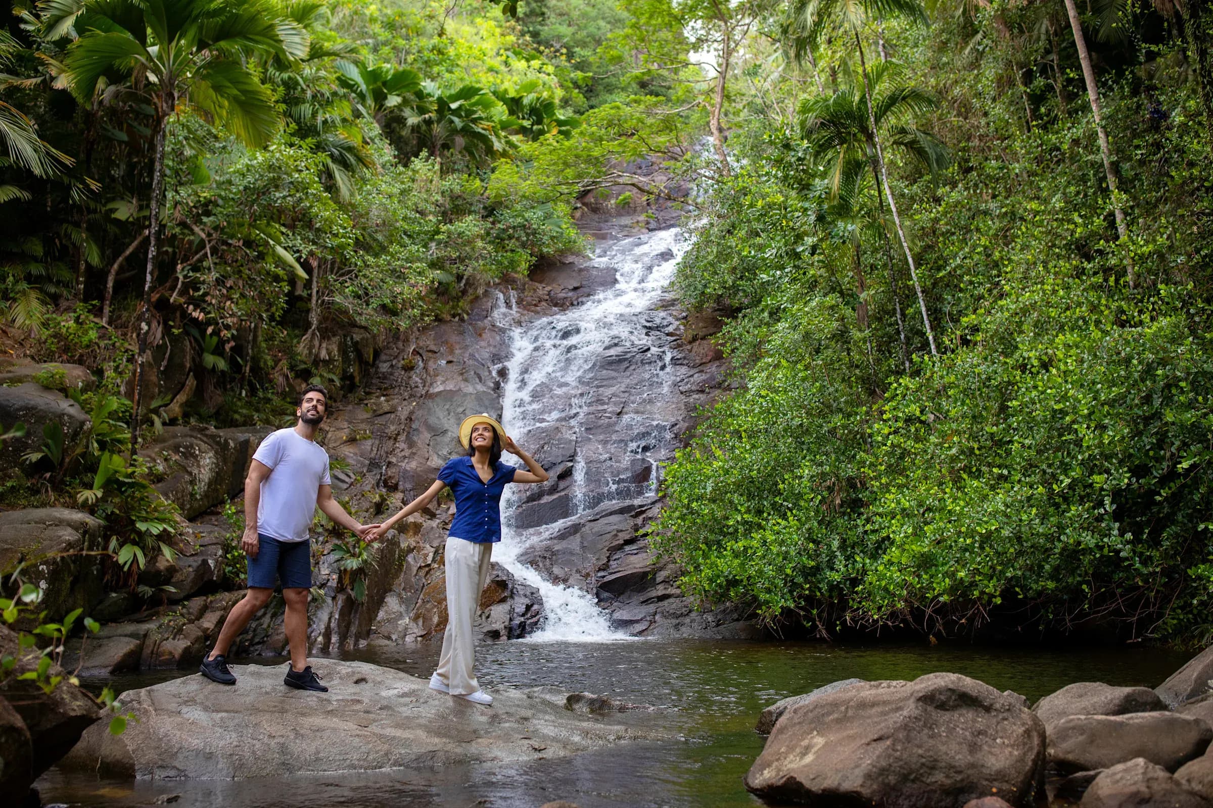 Guided excursion and watersports on the coastline near Mango House Seychelles
