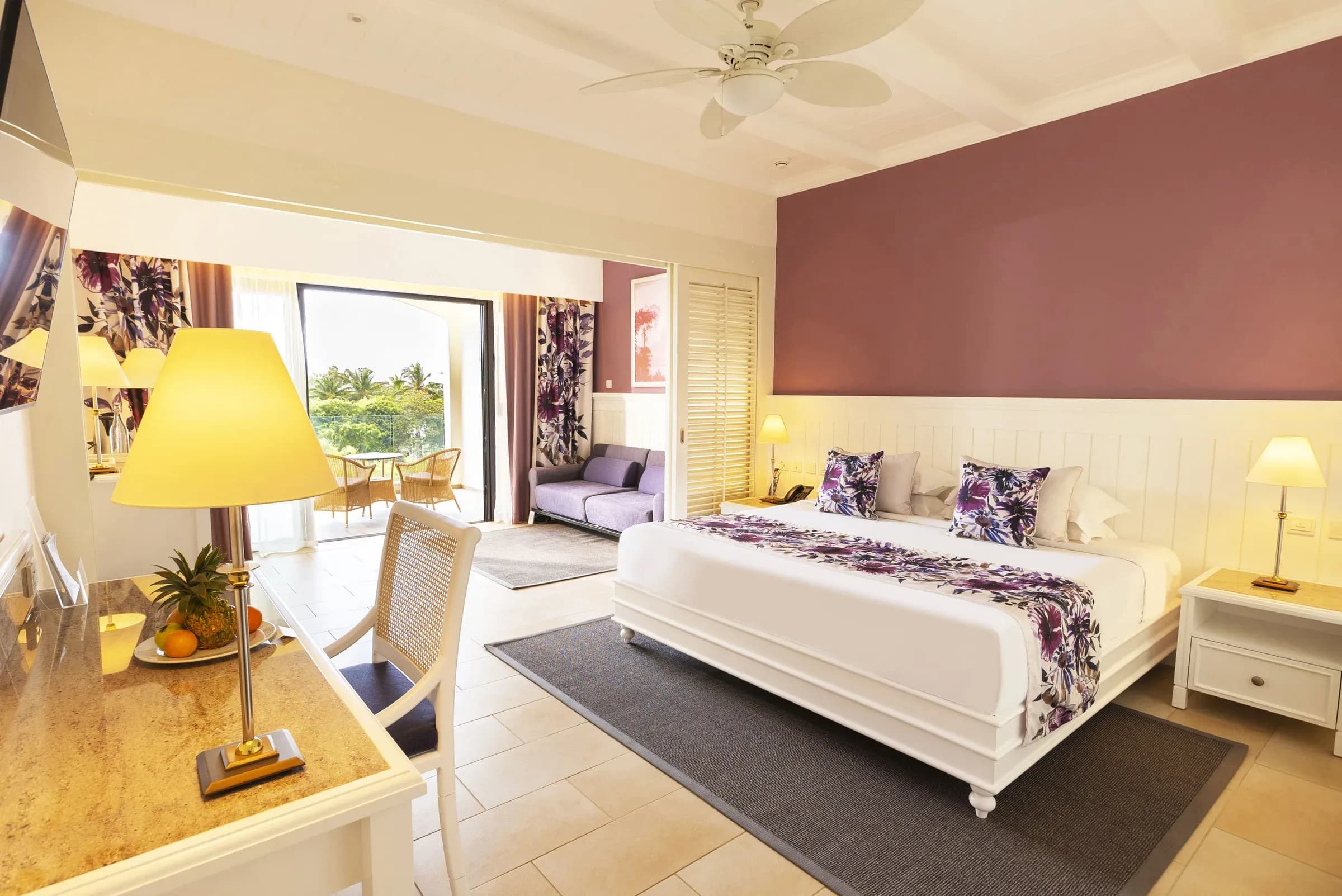 Grand Deluxe Garden view room with twin beds at Maritim Resort & Spa Mauritius