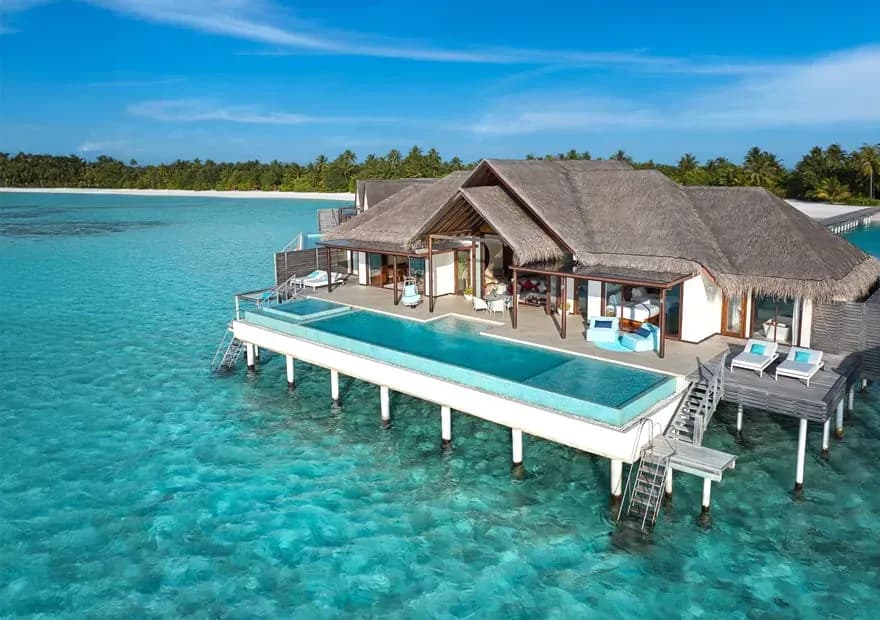 Two Bedroom Ocean Pool Pavilion by day at Niyama Private Islands Maldives
