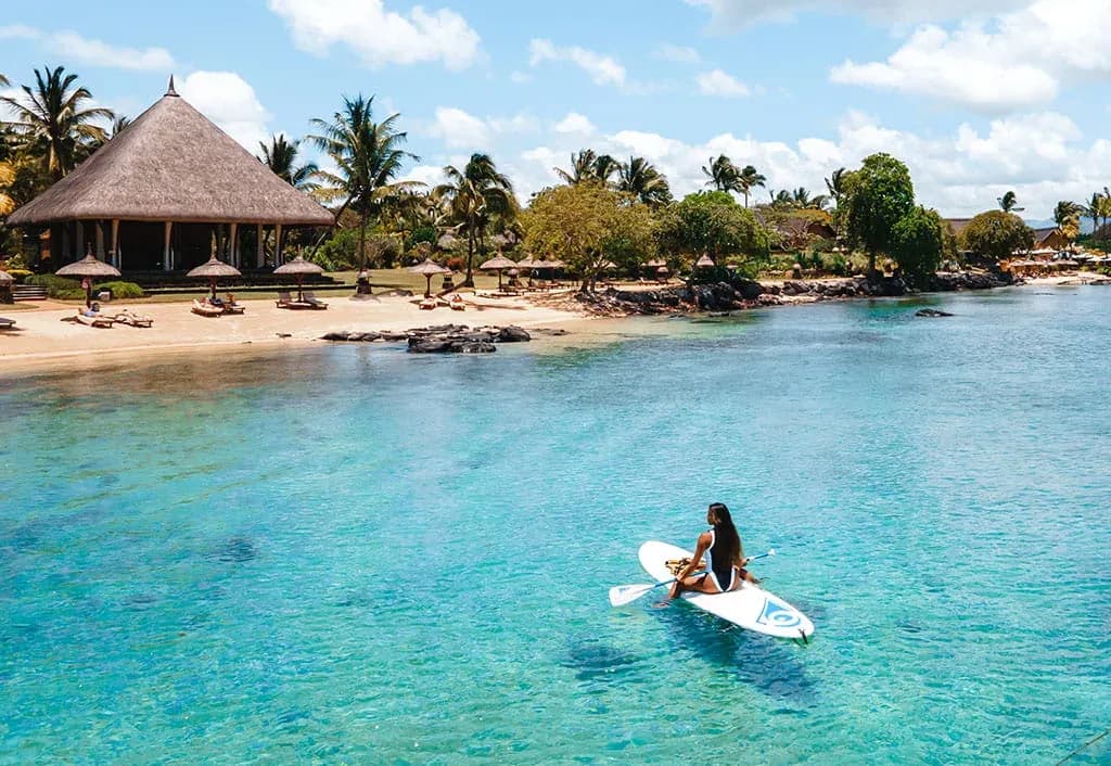 Watersports on Turtle Bay at The Oberoi Beach Resort, Mauritius