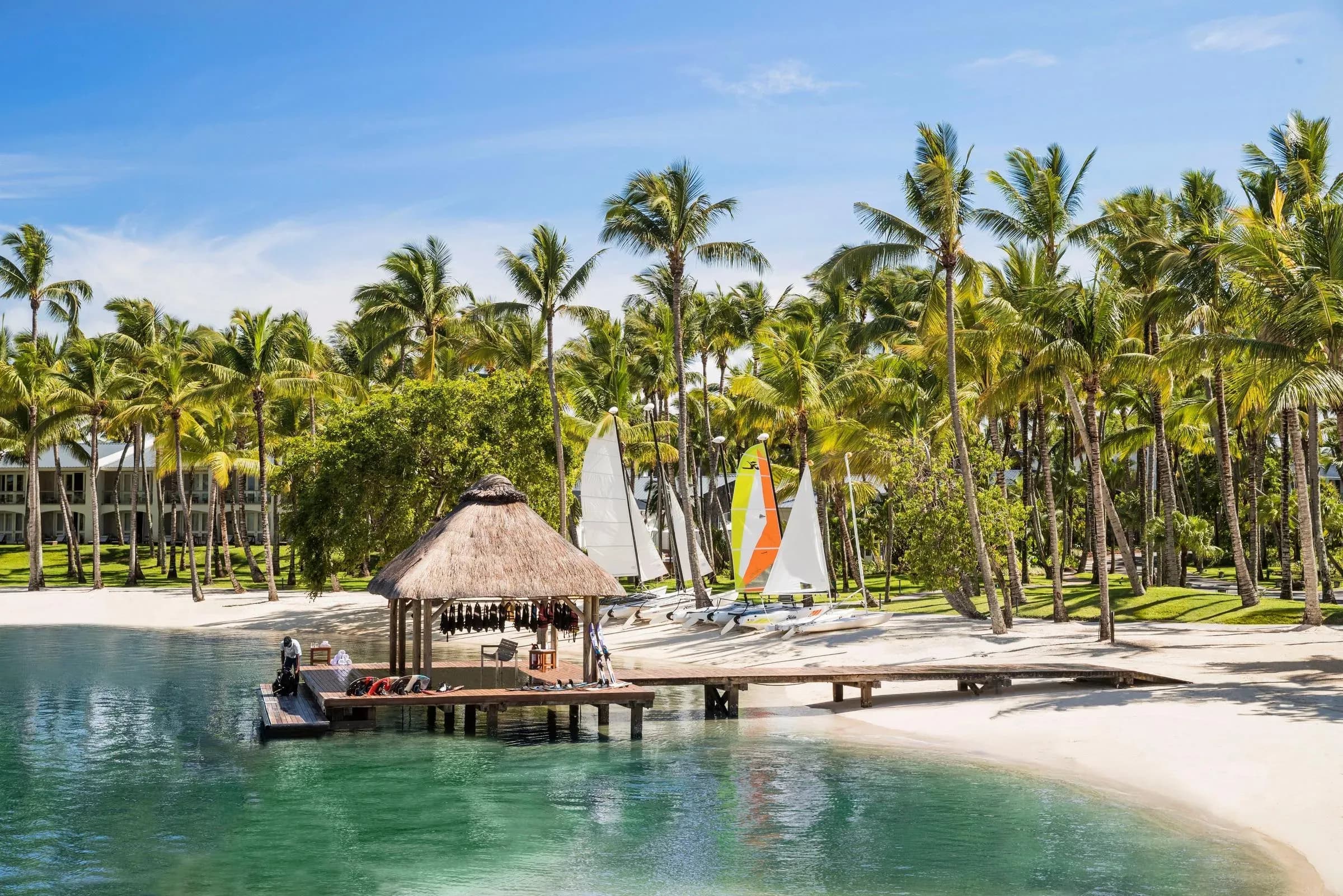 The Boat House watersports pavilion at One&Only Le Saint Géran