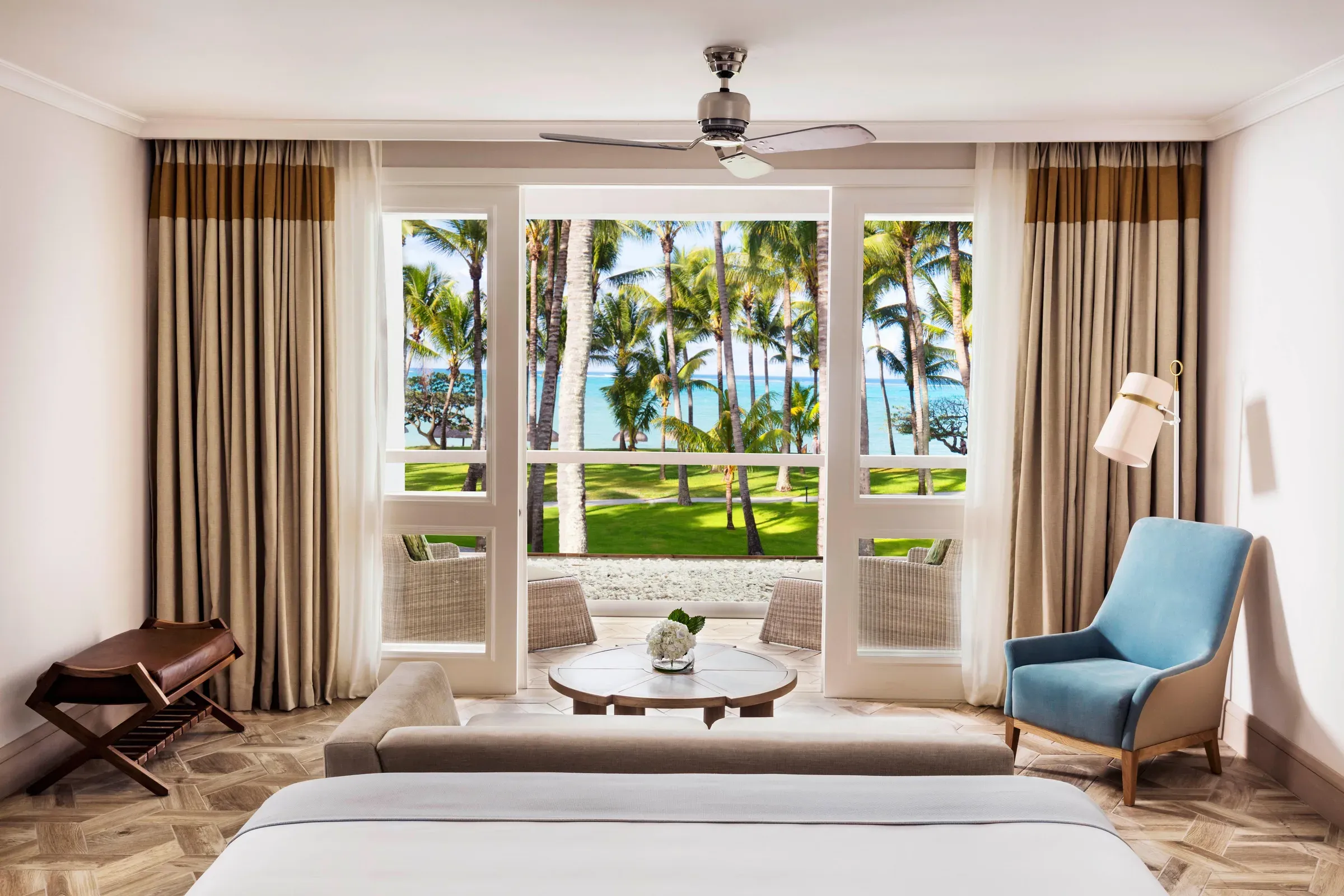 Two-Bedroom Ocean Suite bedroom at One&Only Le Saint Géran