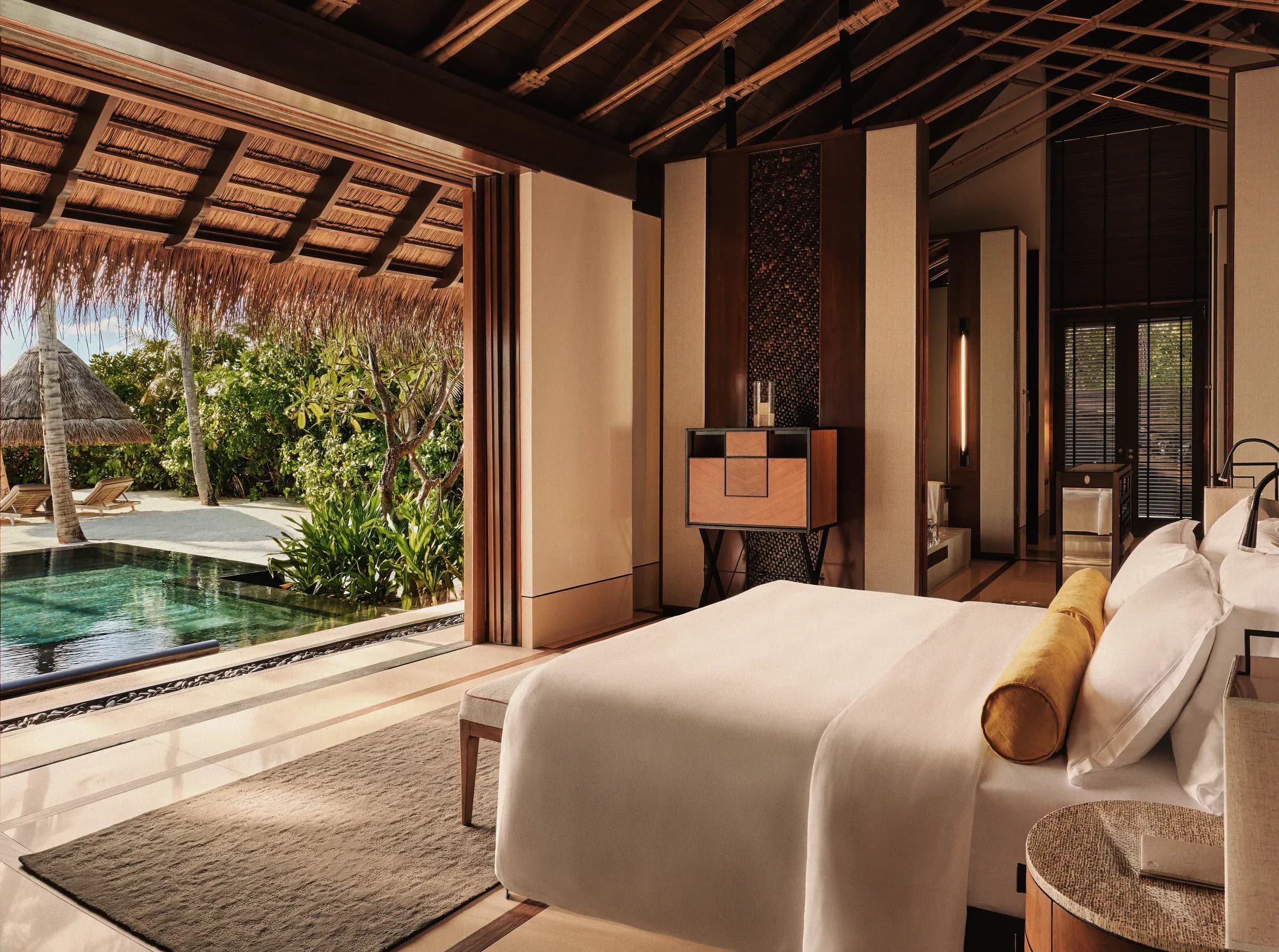 Beach Villa With Pool terrace at One&Only Reethi Rah