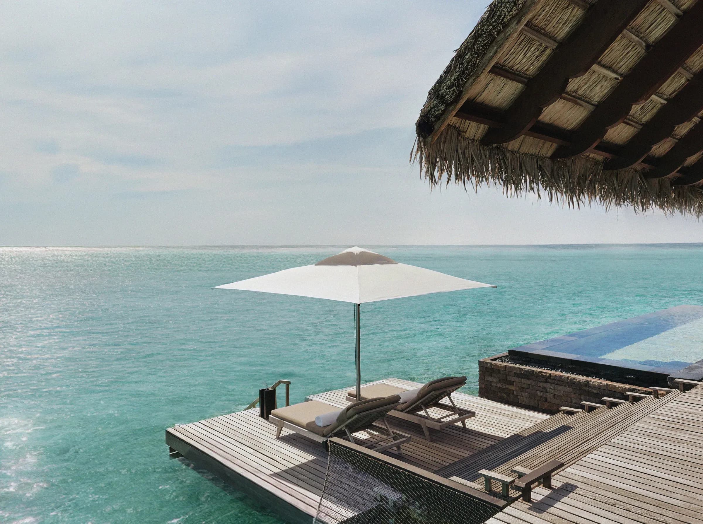 Water Villa With Pool deck at One&Only Reethi Rah