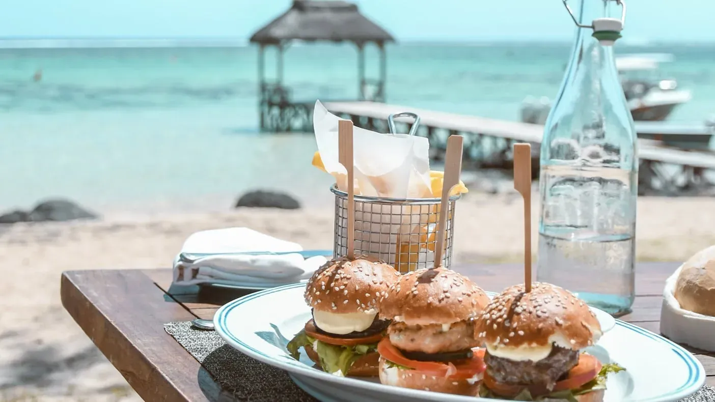 Edgewater restaurant beside the pool at OUTRIGGER Mauritius Beach Resort