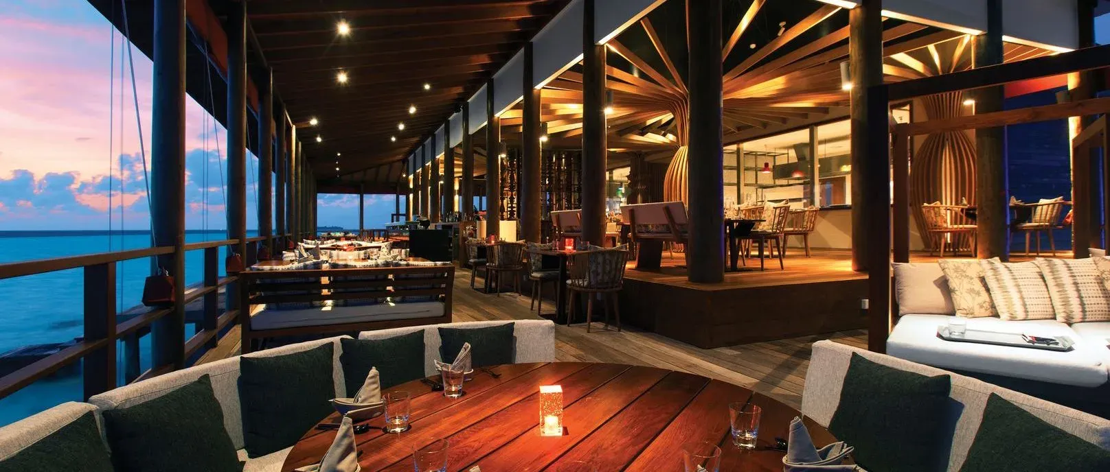 TRADITION PEKING restaurant dining setting at OZEN LIFE MAADHOO