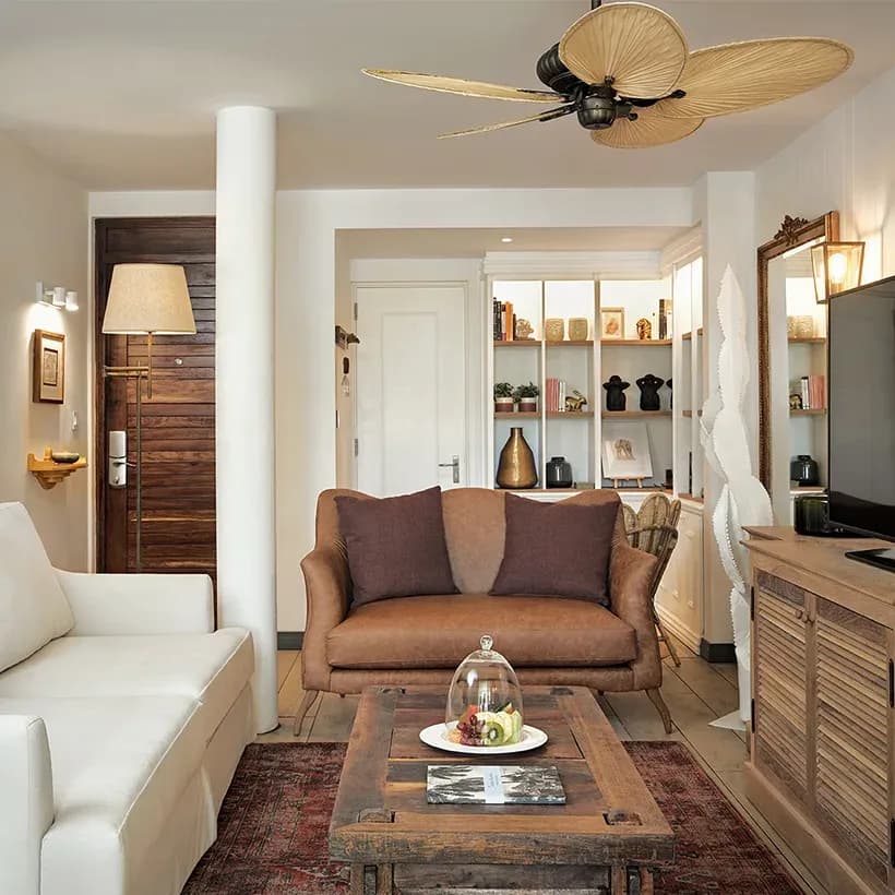 Senior Suite living room at Paradise Cove Boutique Hotel