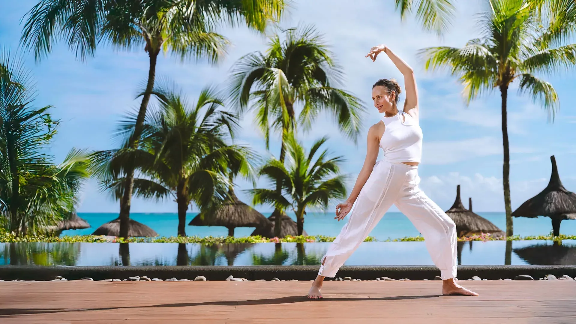 Sports centre and courts at Royal Palm Beachcomber Luxury