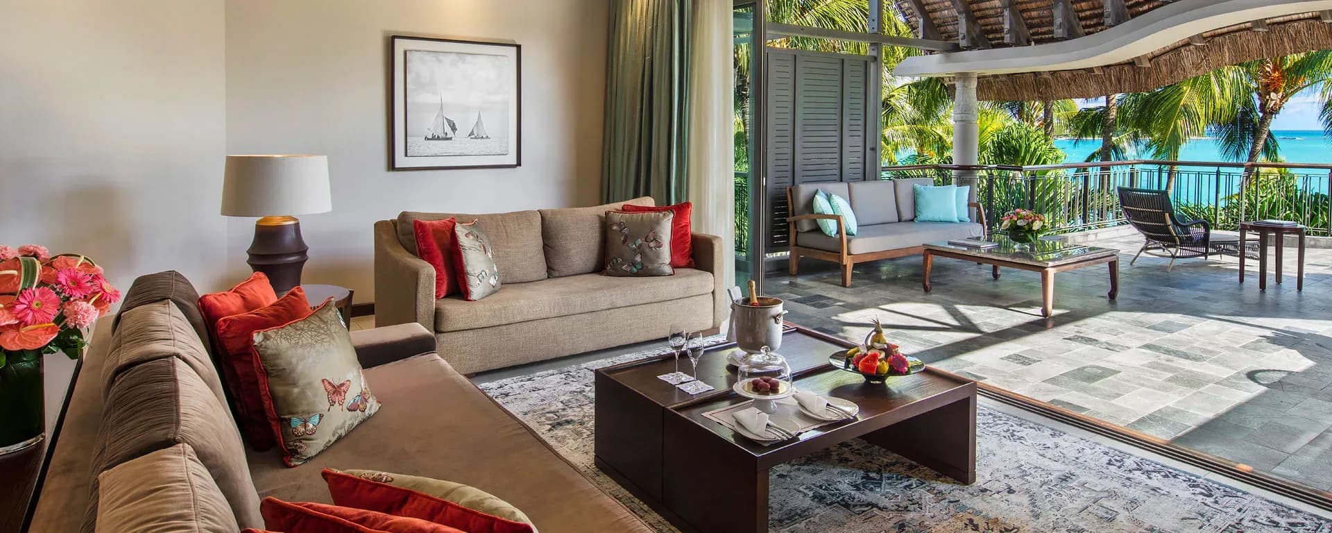 Presidential Suite interior at Royal Palm Beachcomber Luxury