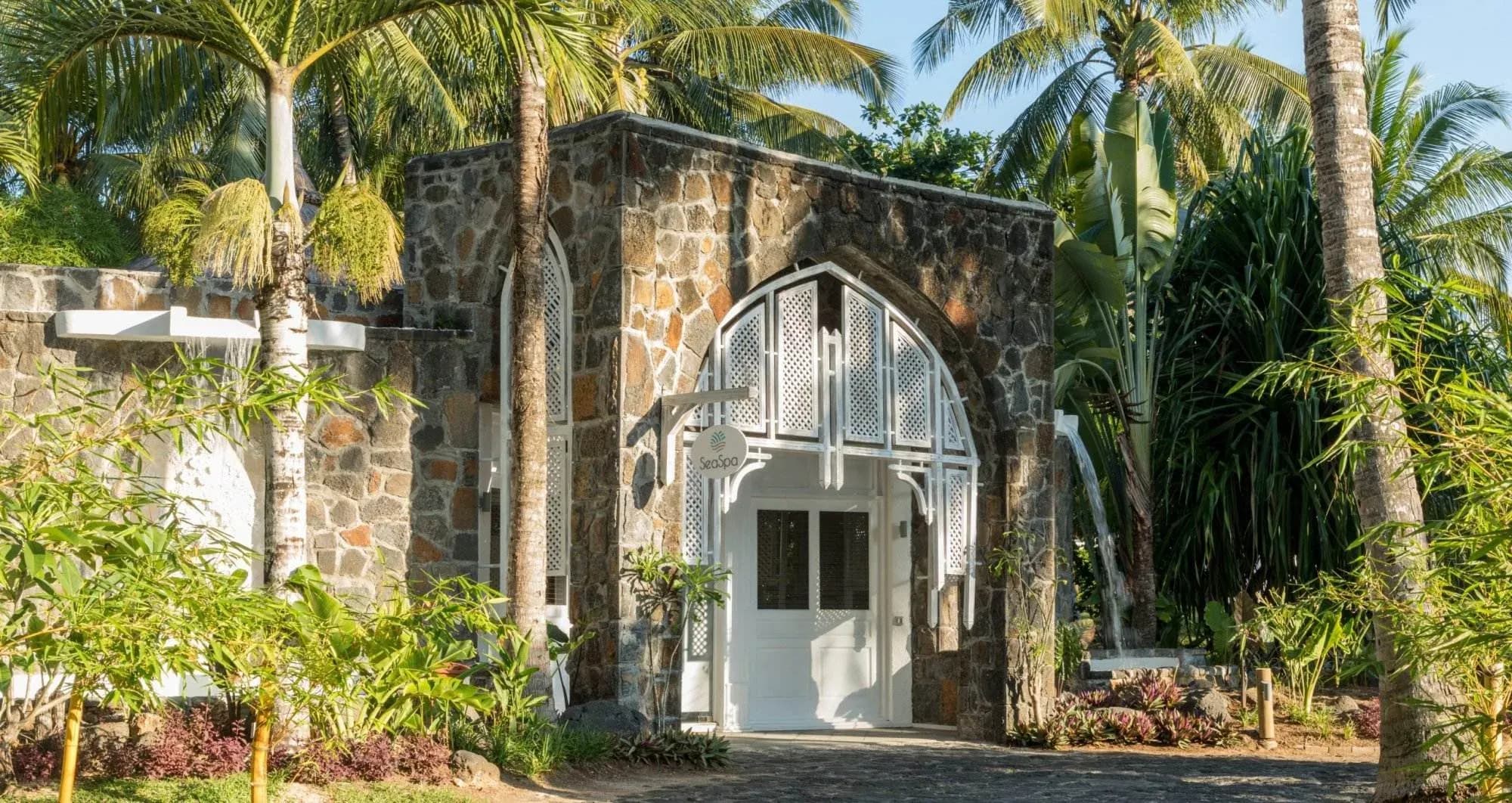 SeaSpa treatment pavilion entrance at Seasense Boutique Hotel & Spa