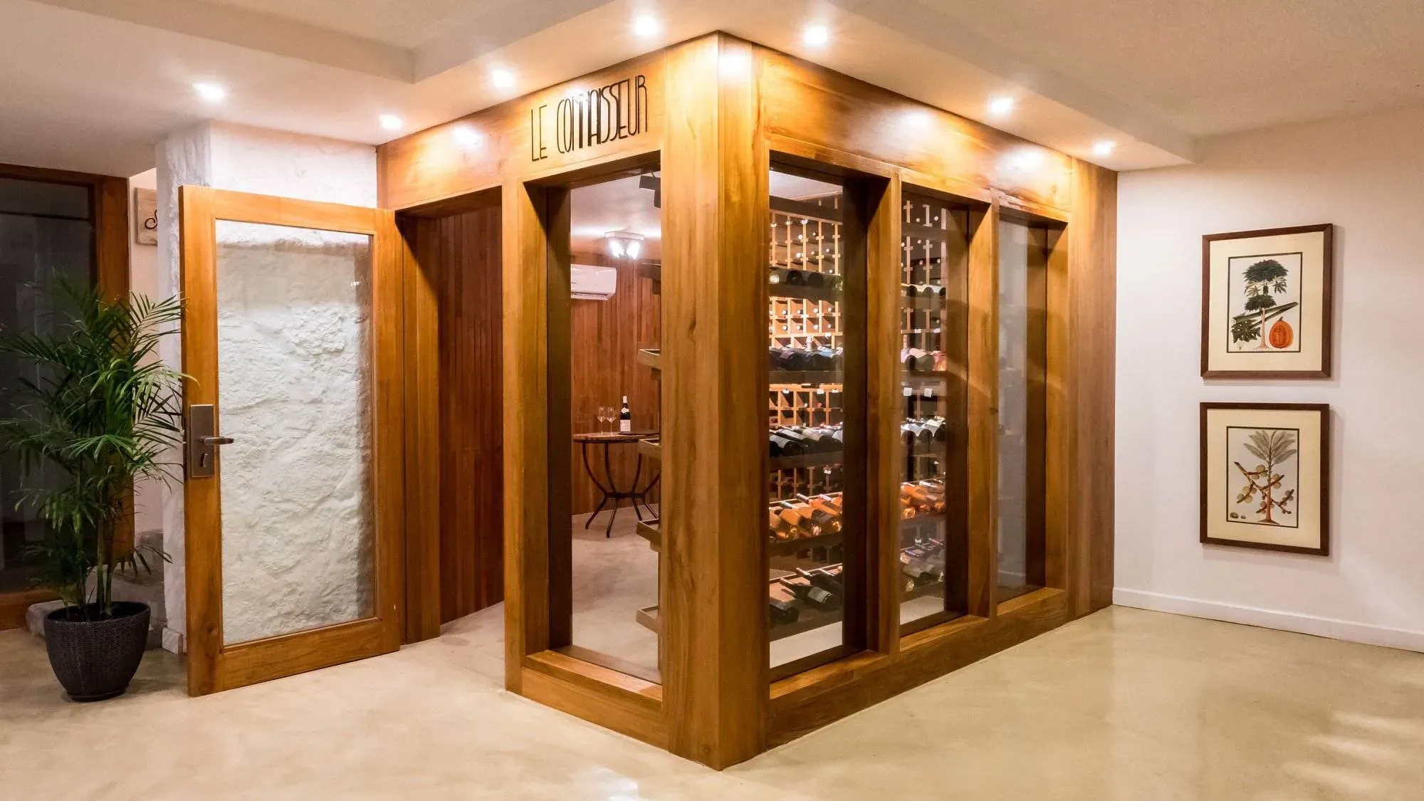 Le Connaisseur wine cellar at Seasense Boutique Hotel & Spa
