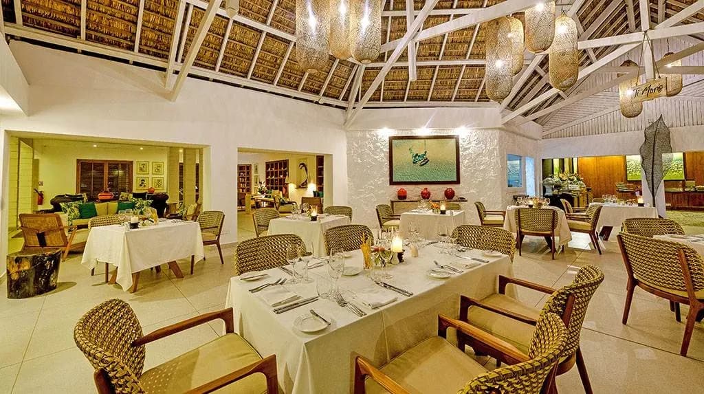 Ti Moris restaurant dining room at Seasense Boutique Hotel & Spa