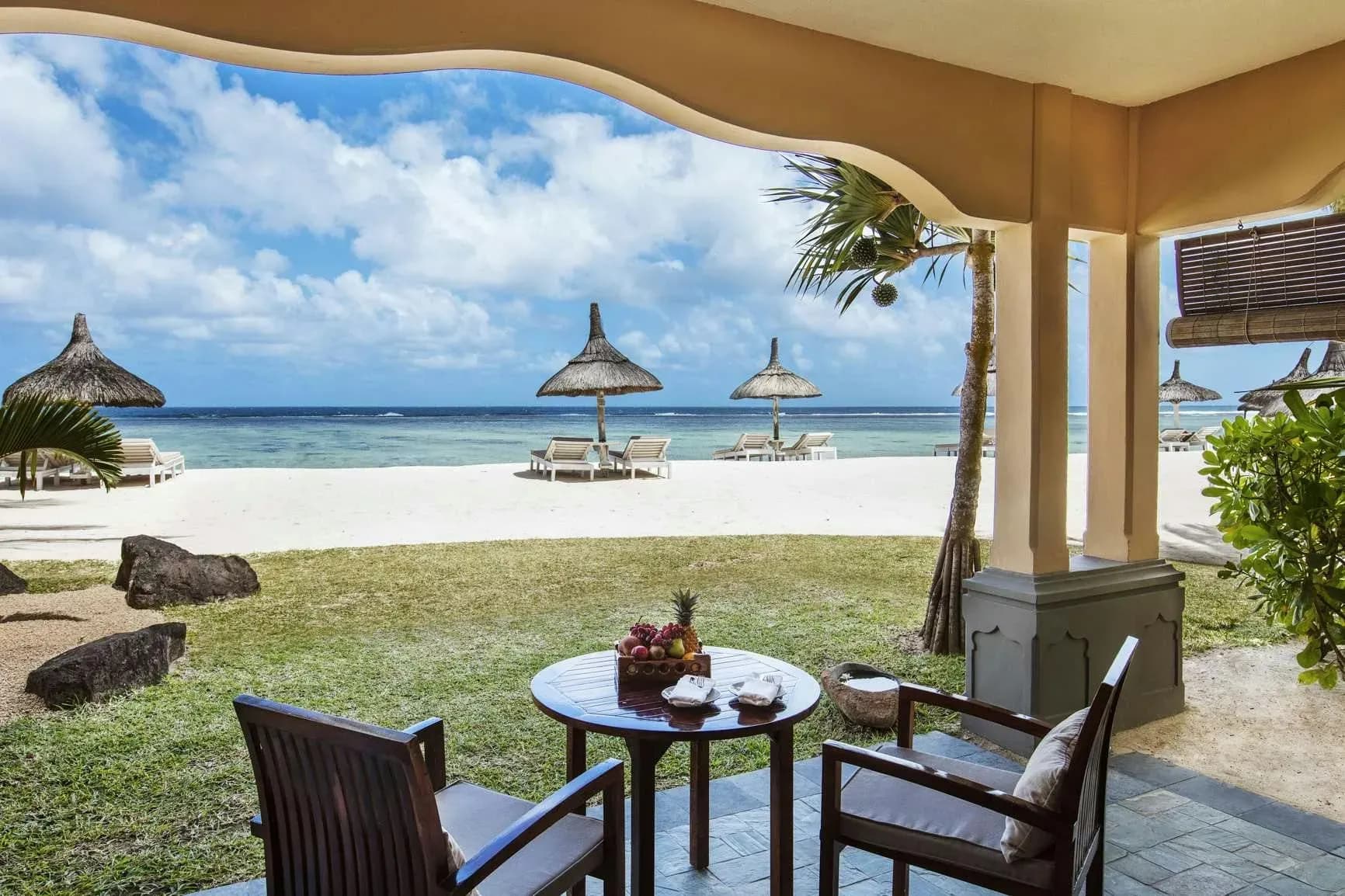 Junior Suite Beachfront interior at Shanti Maurice Resort & Spa