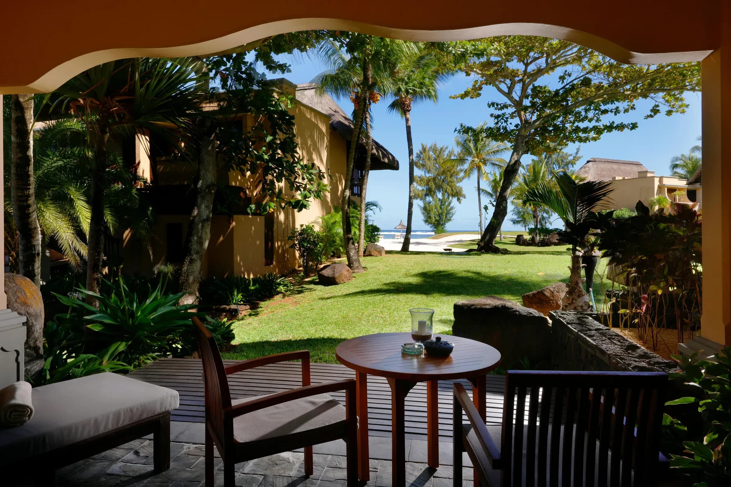 Junior Suite Oceanview interior at Shanti Maurice Resort & Spa