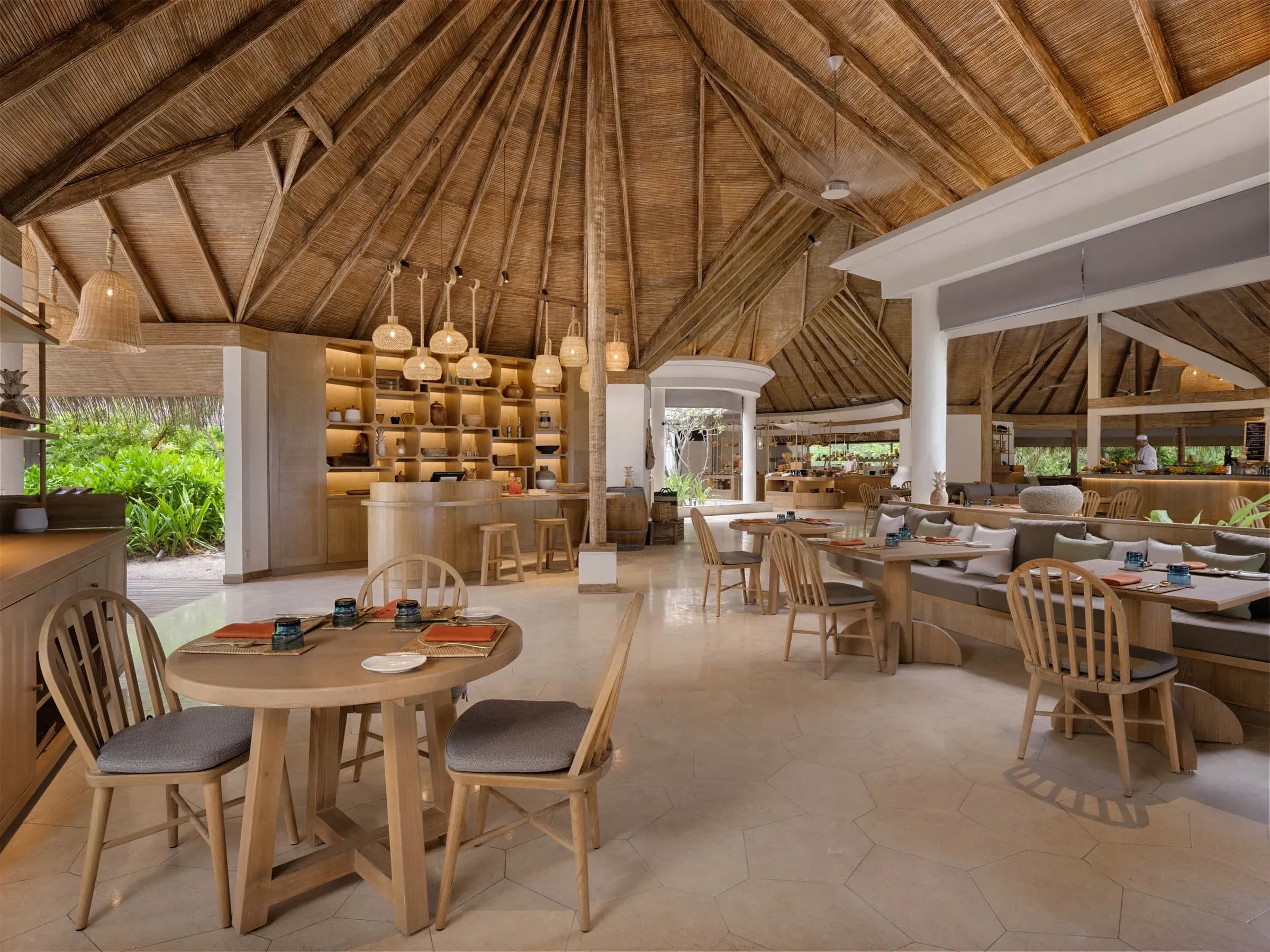 The Market, the all-day international restaurant at Six Senses Kanuhura