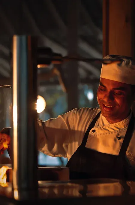Down to Earth restaurant at Soneva Fushi