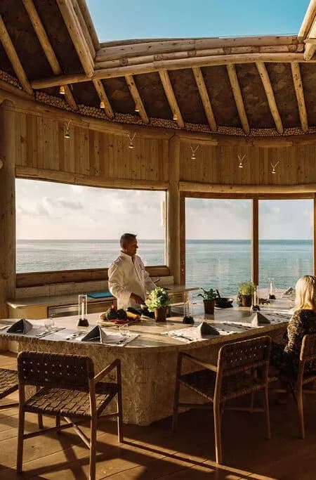 Once Upon a Table restaurant at Soneva Fushi