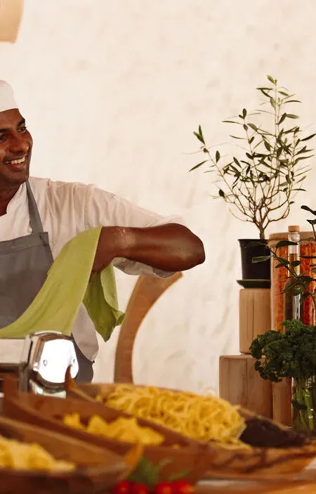 Pasta Counter restaurant at Soneva Fushi