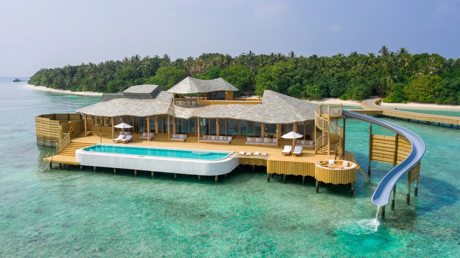 2 Bedroom Water Reserve with Slide at Soneva Fushi